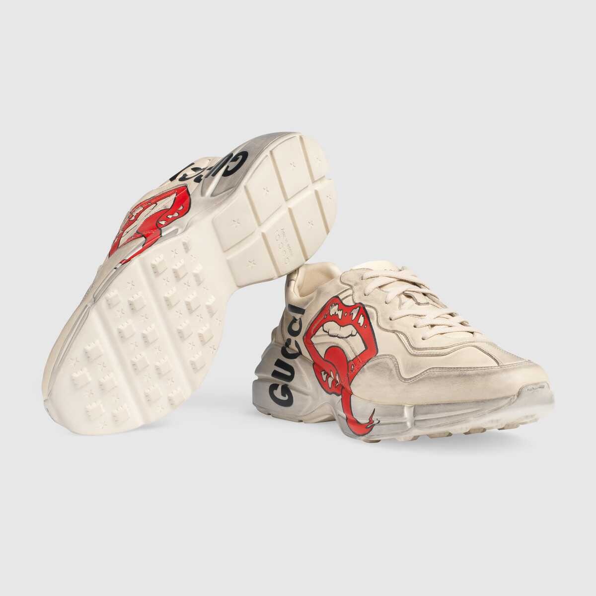 Men's Rhyton sneaker with mouth print - 5