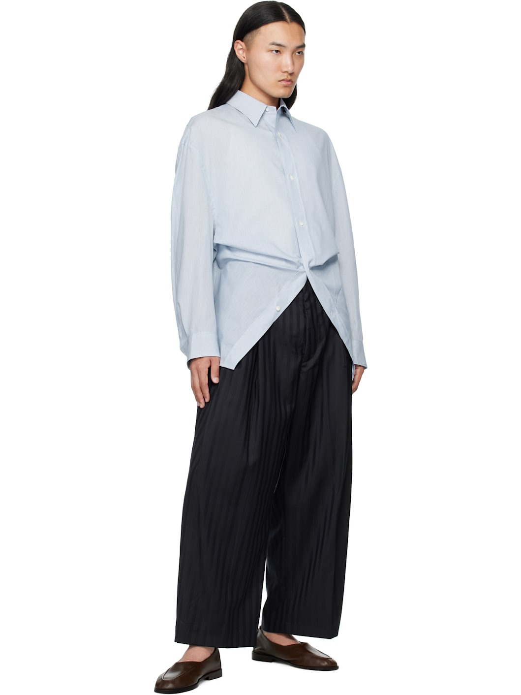 Blue Modified Shirt - 4