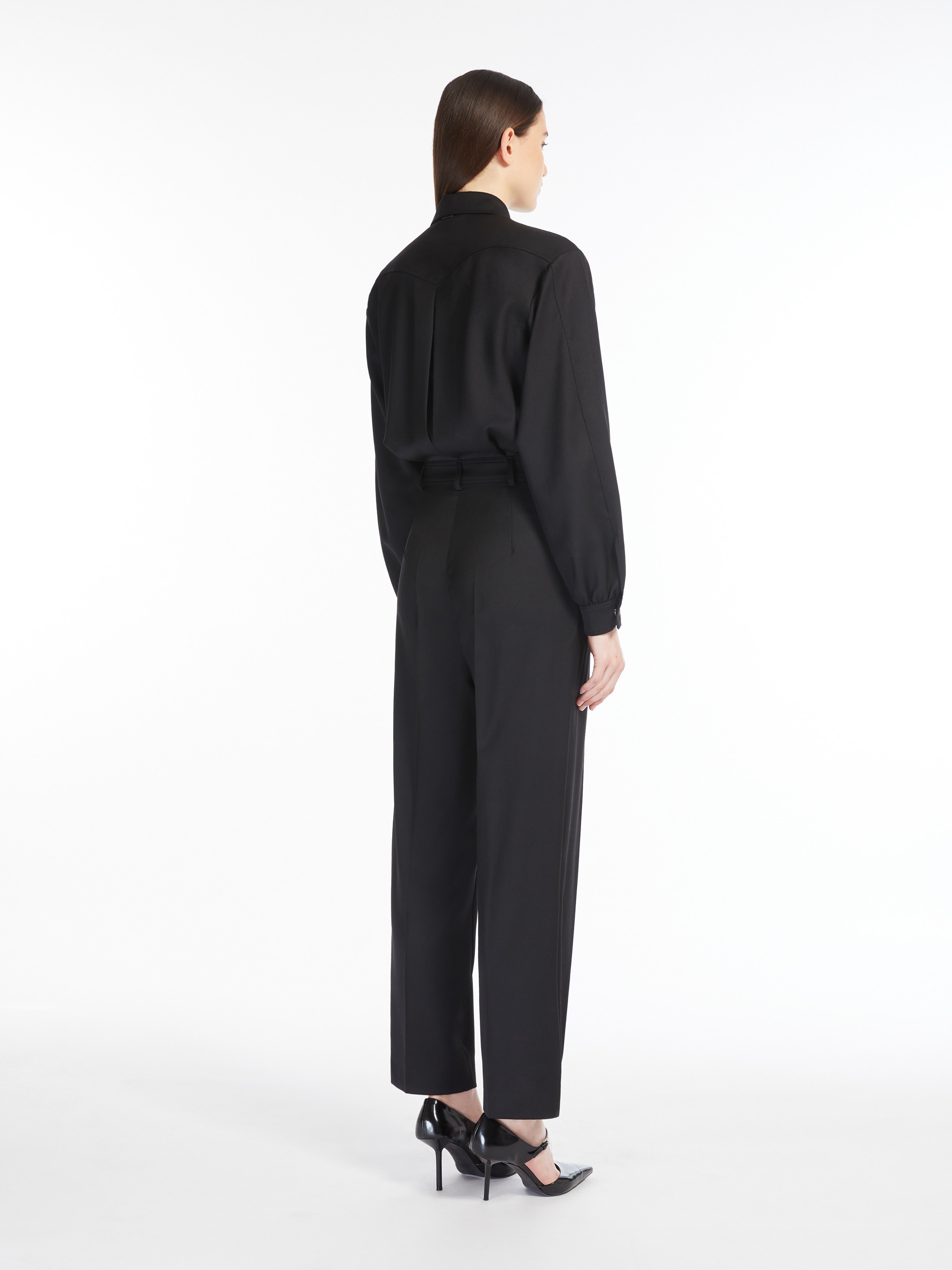 RAGUSA Workwear suit in wool satin - 4