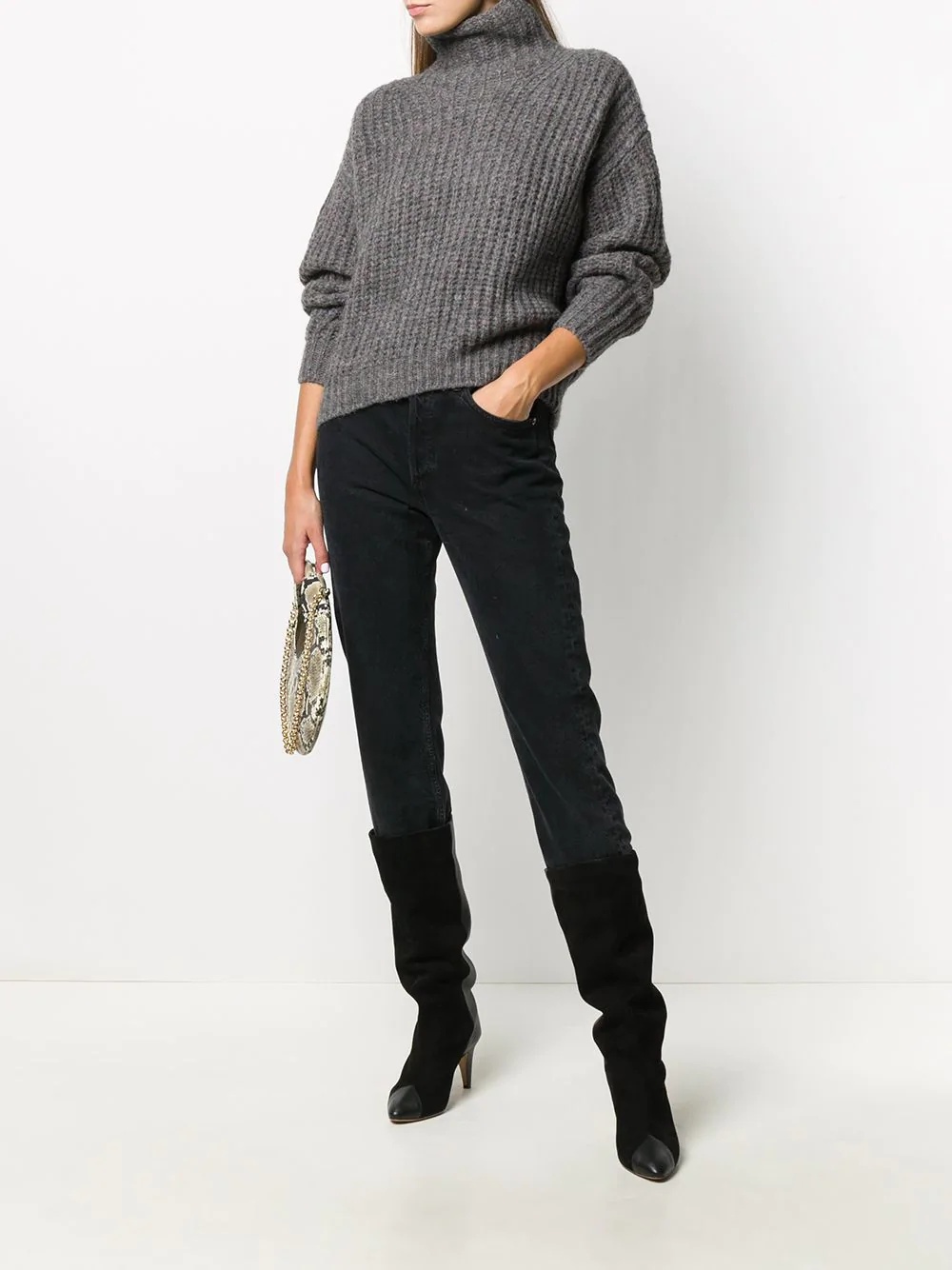 Iris ribbed-knit jumper - 2