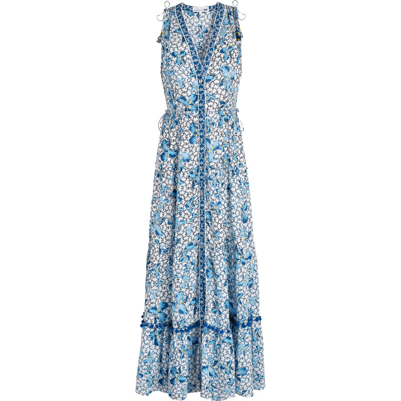 Women Maxi Dress Iris Lace- Vilebrequin x Poupette St Barth 1