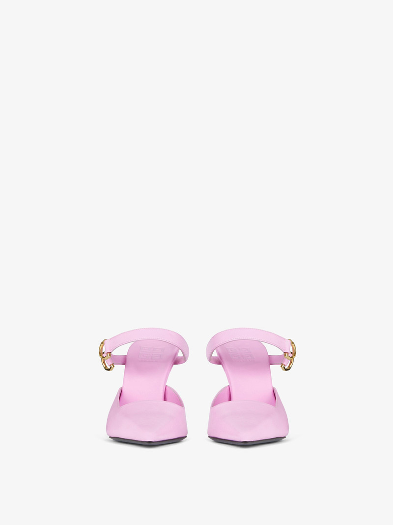 VOYOU SLINGBACKS IN LEATHER 2