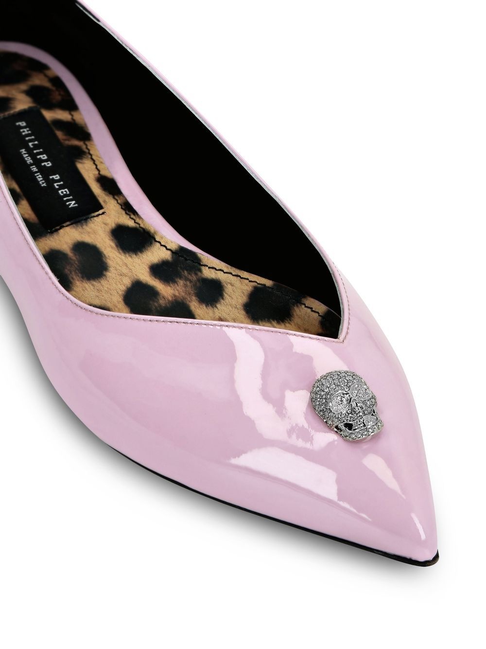 Skull-charm ballerina shoes - 3
