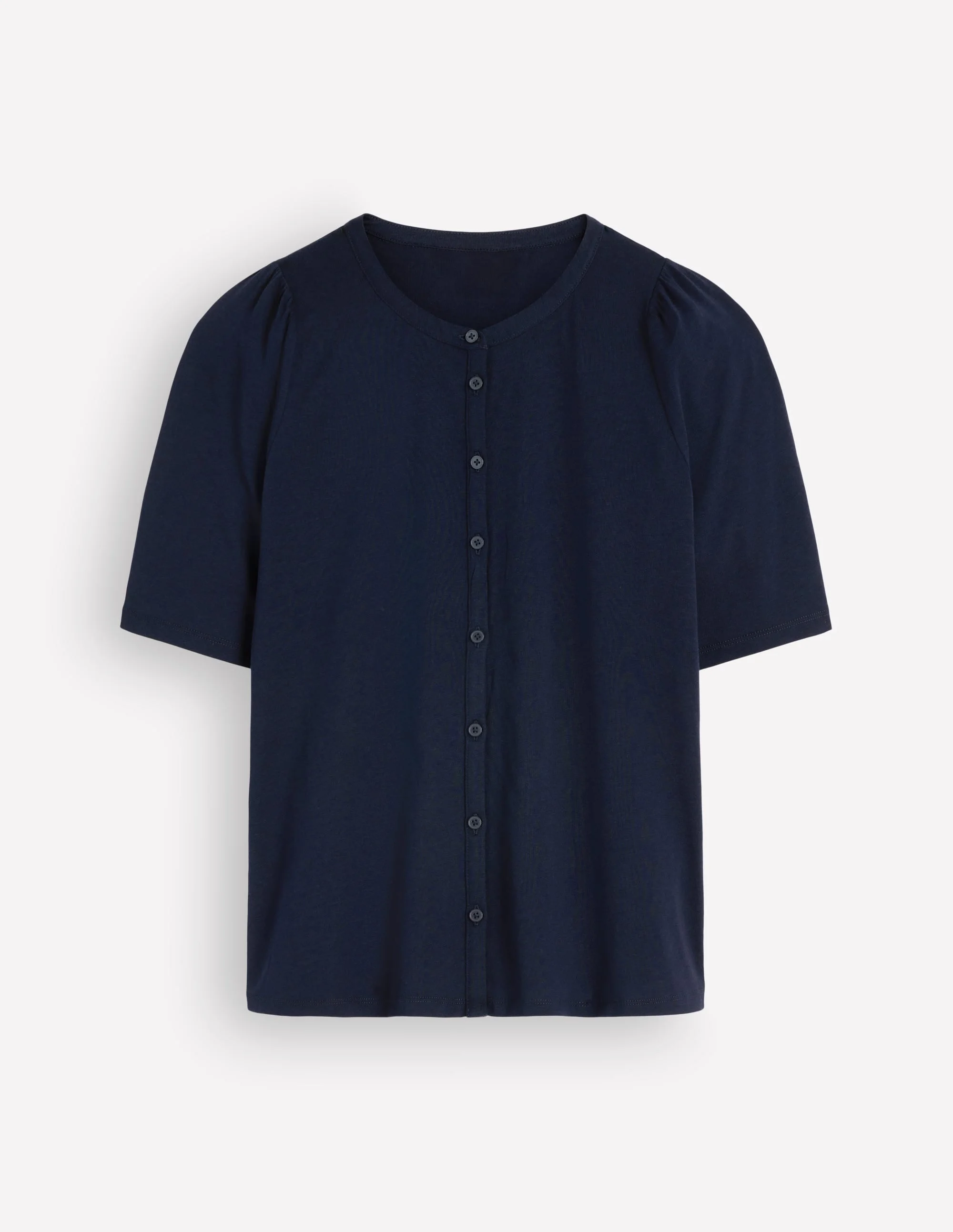 Supersoft Short Puff Shirt-Navy - 1