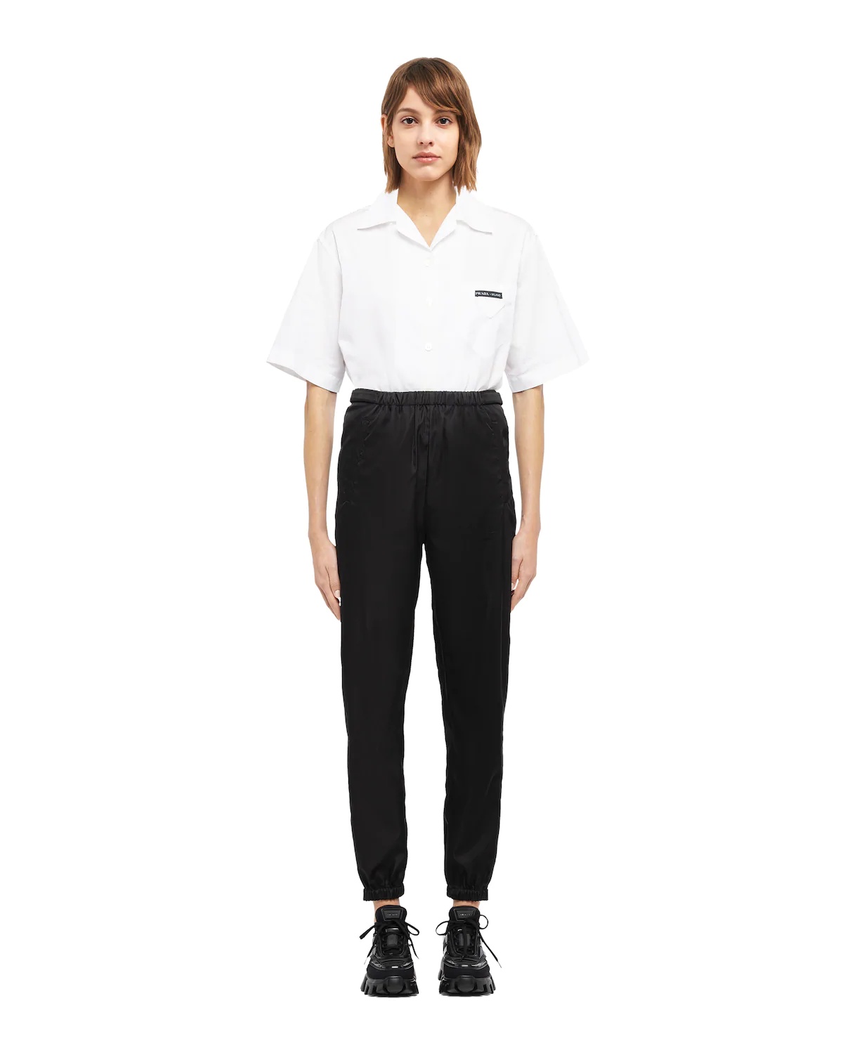 Re-Nylon gabardine trousers - 2