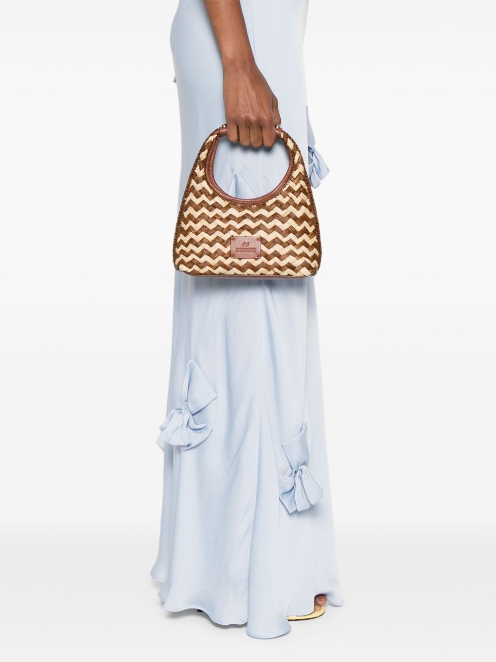 small Zigzag-pattern tote bag - 2