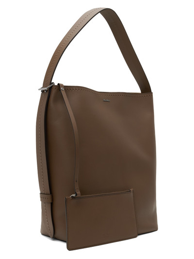 Max Mara Brown Medium Leather Archetipo Tote outlook
