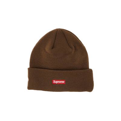 Supreme Supreme x New Era S Logo Beanie 'Brown' outlook