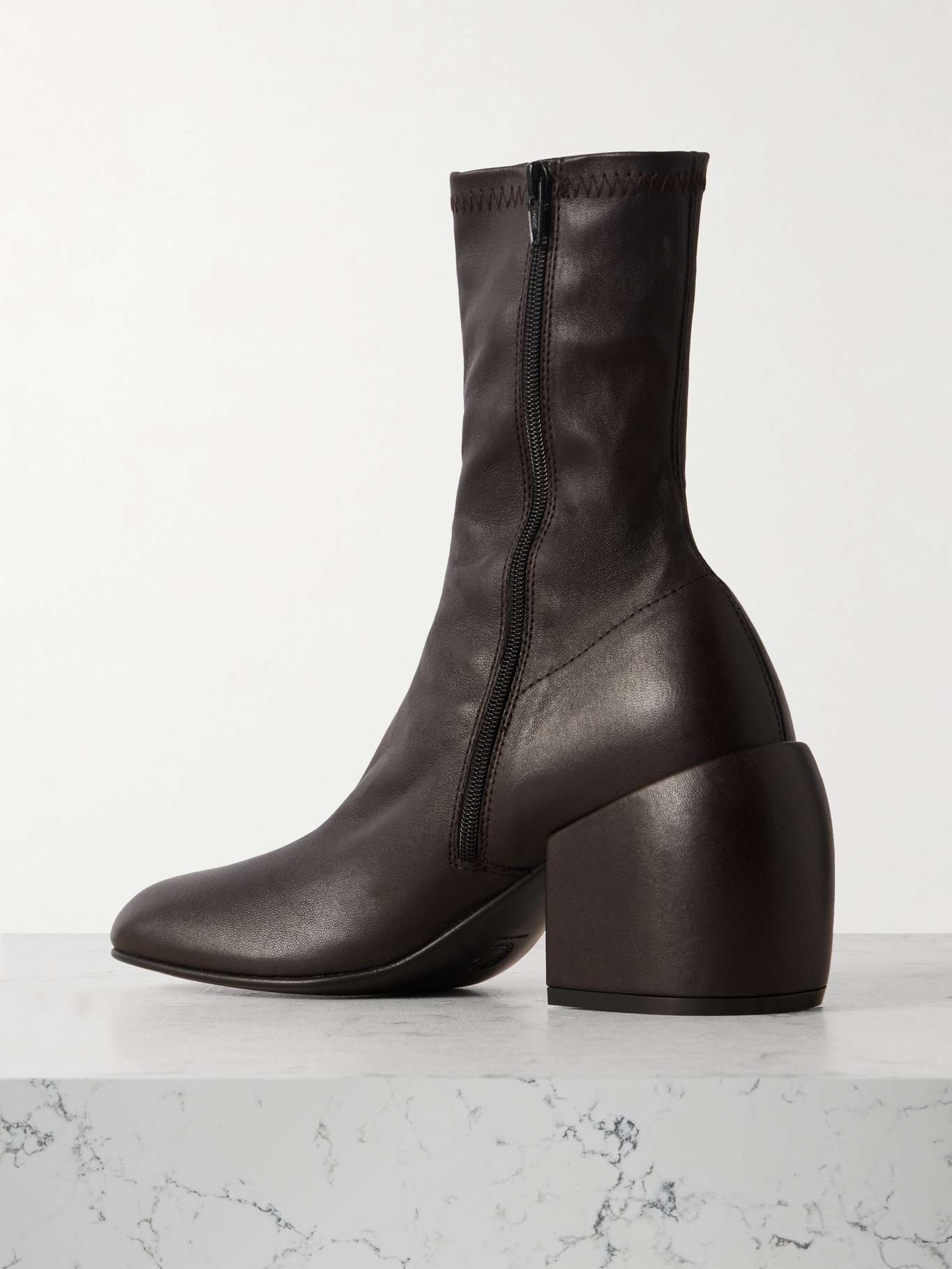 Leather ankle boots - 3