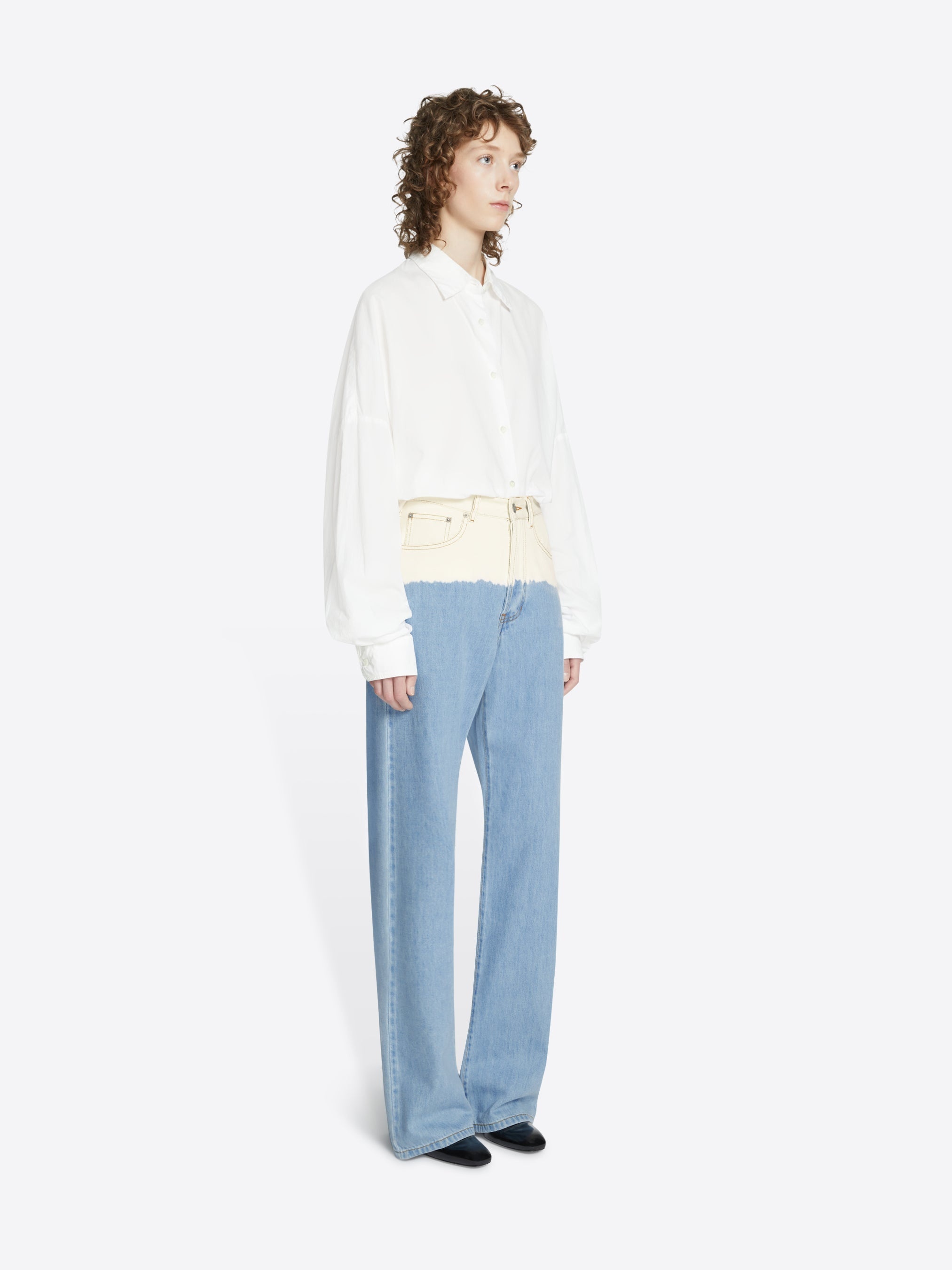 WIDE BLEACH JEANS - 3