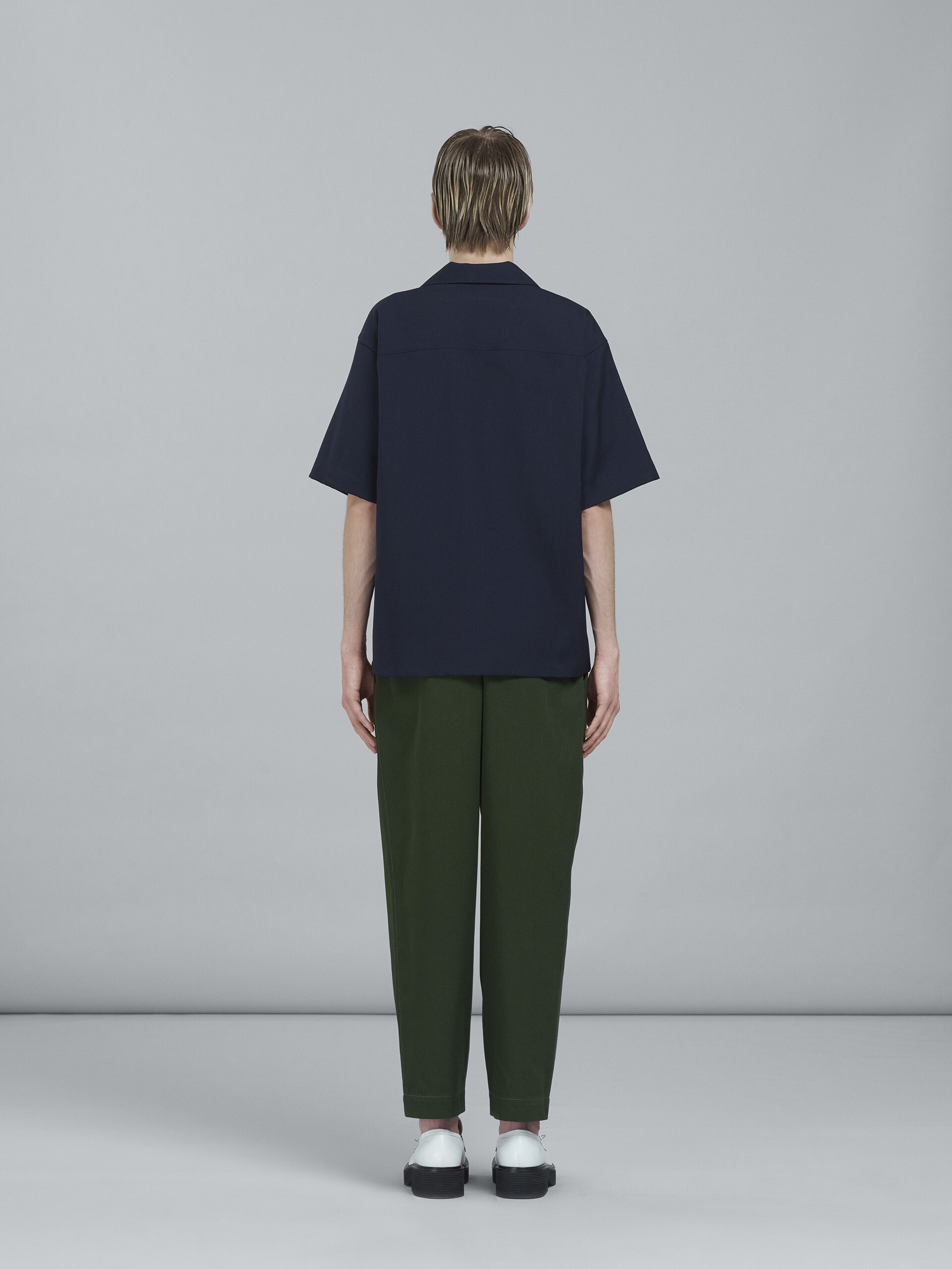 COTTON GABARDINE PANTS - 3