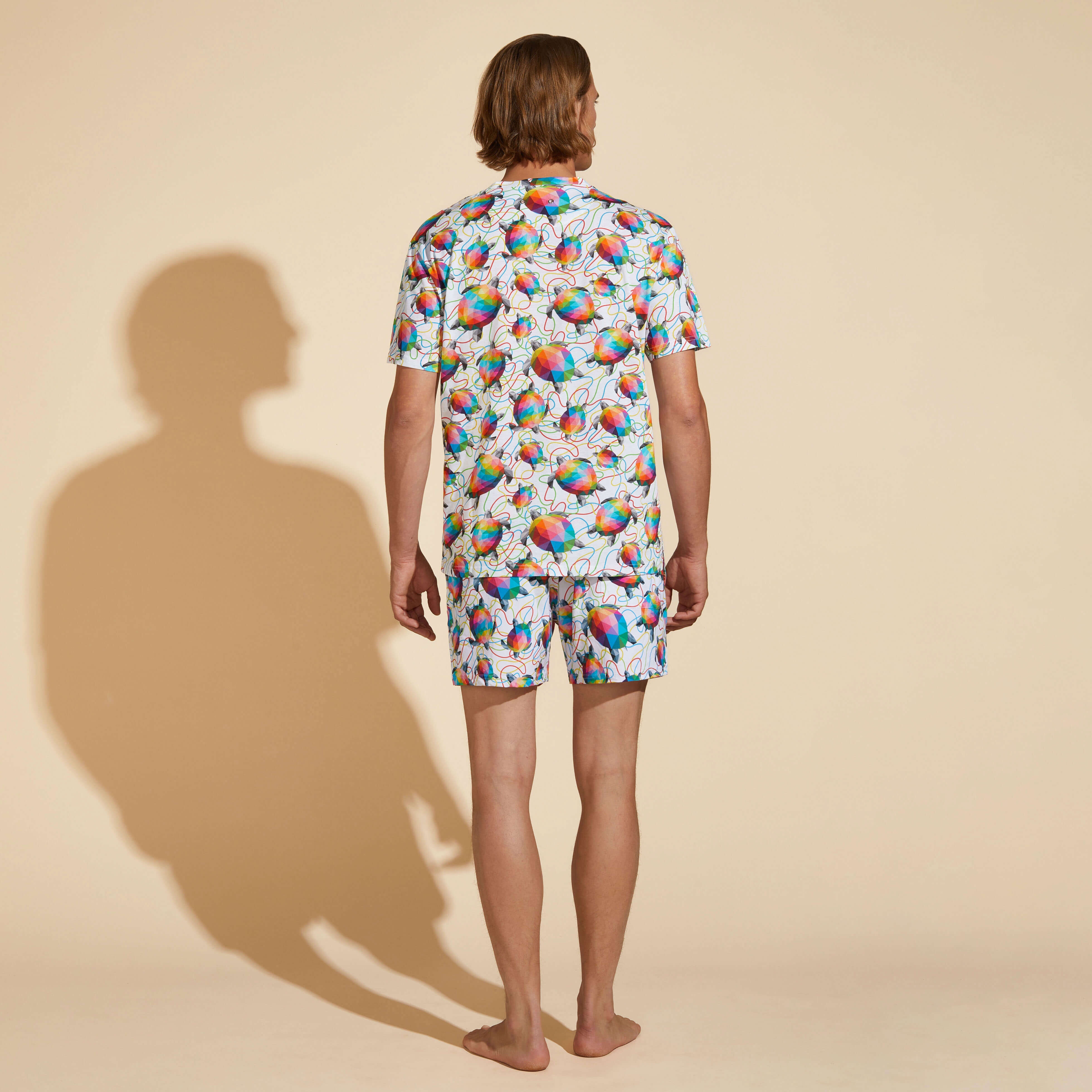 Men Organic Cotton T-Shirt Tortugas - Vilebrequin x Okuda San Miguel - 4