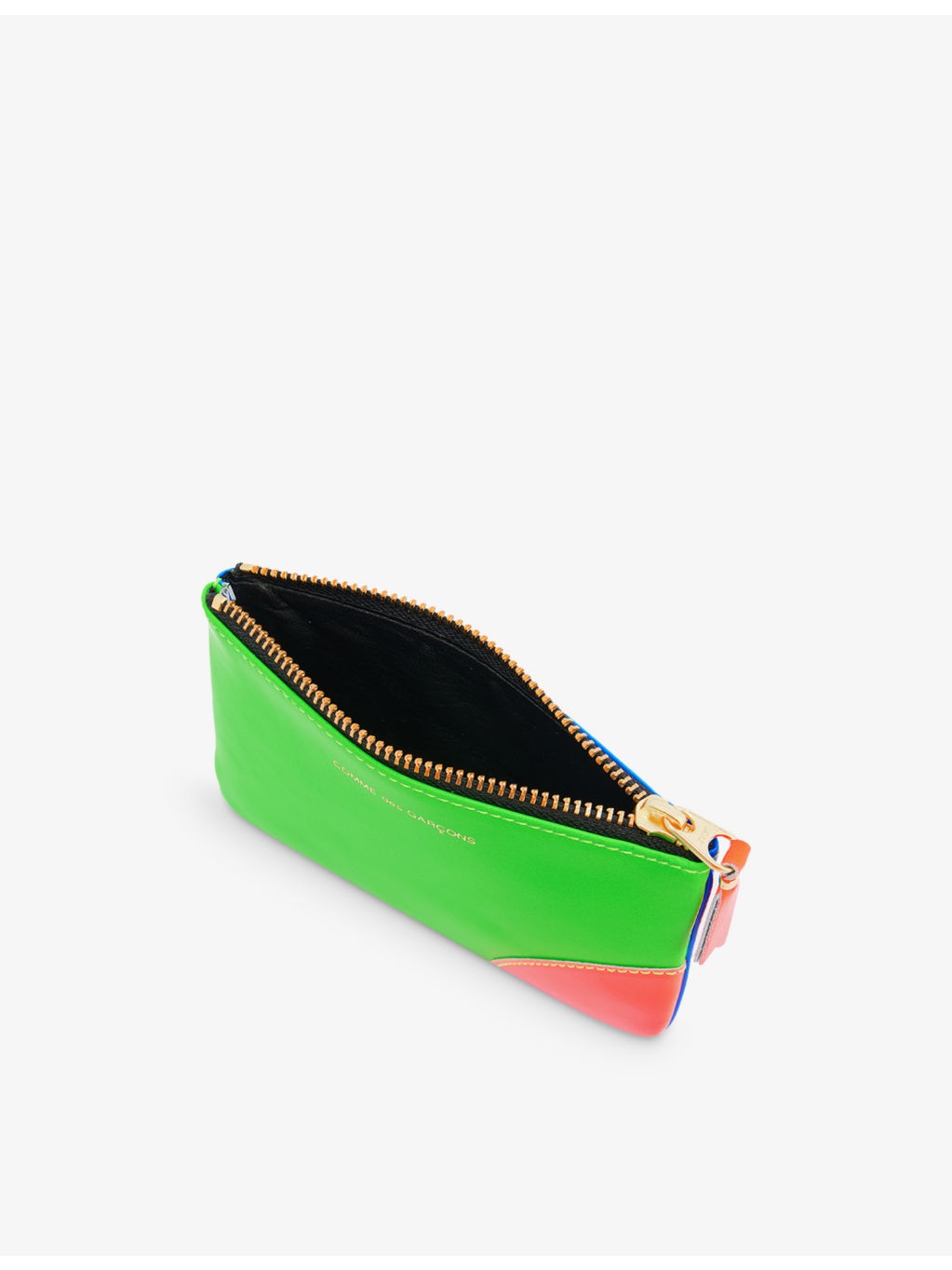 Supor Fluo logo-print leather wallet - 4