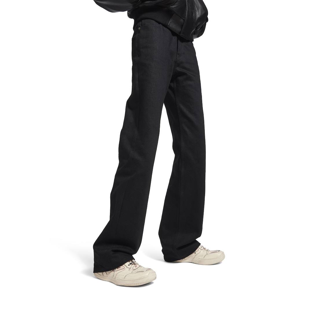 Women's Straight Fit Pants in Black - 5