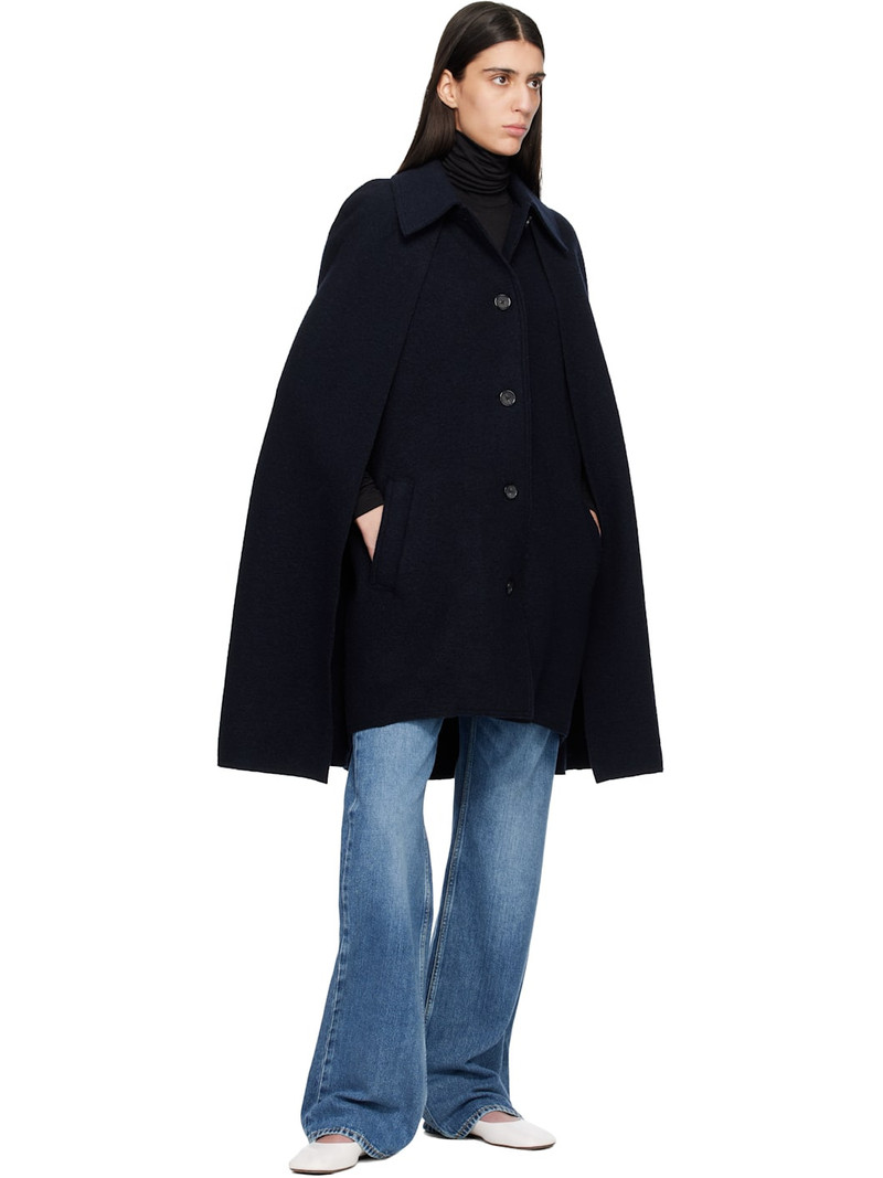 TOTEME Navy Cape Coat outlook