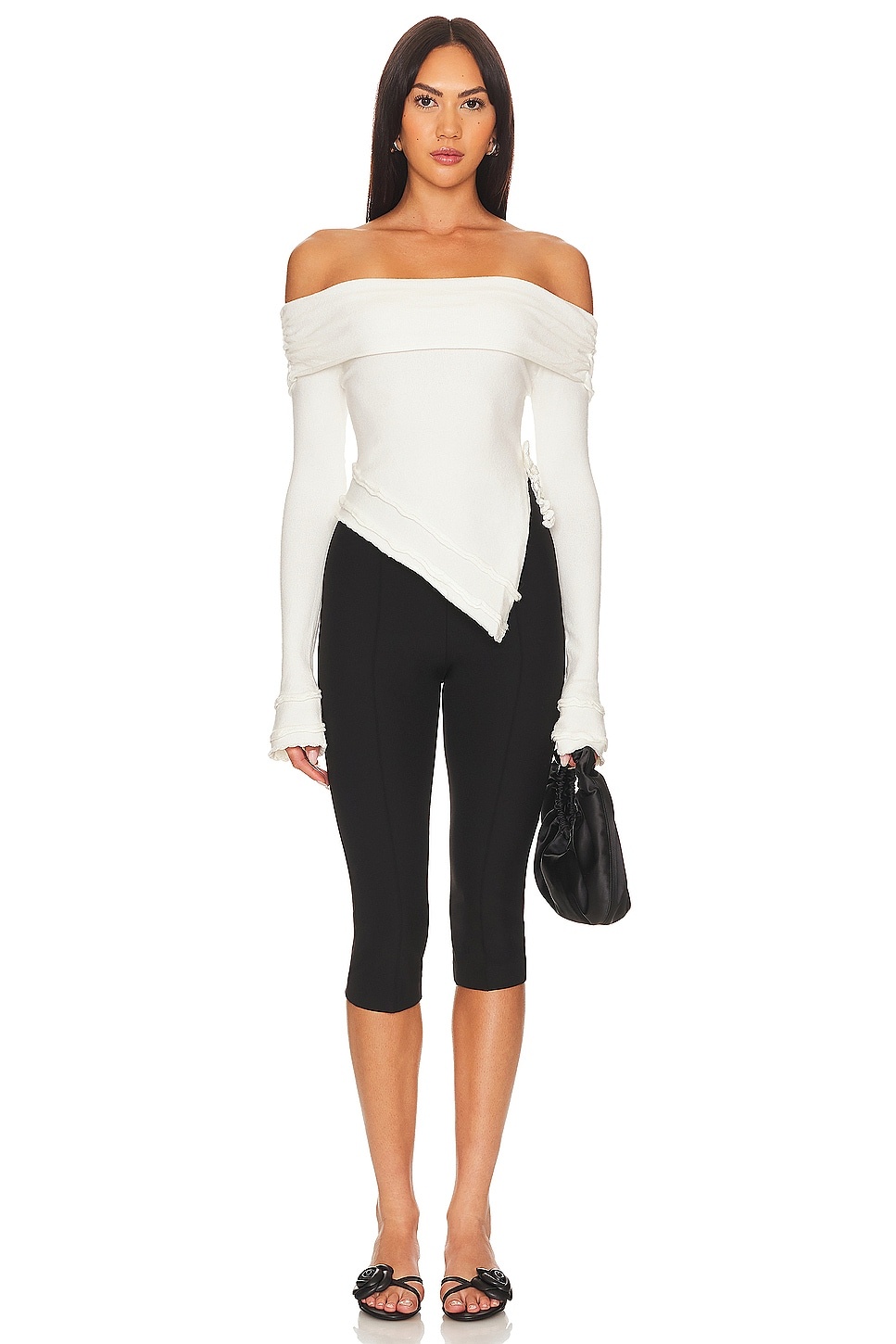 Soler Fold Over Knit Top - 4