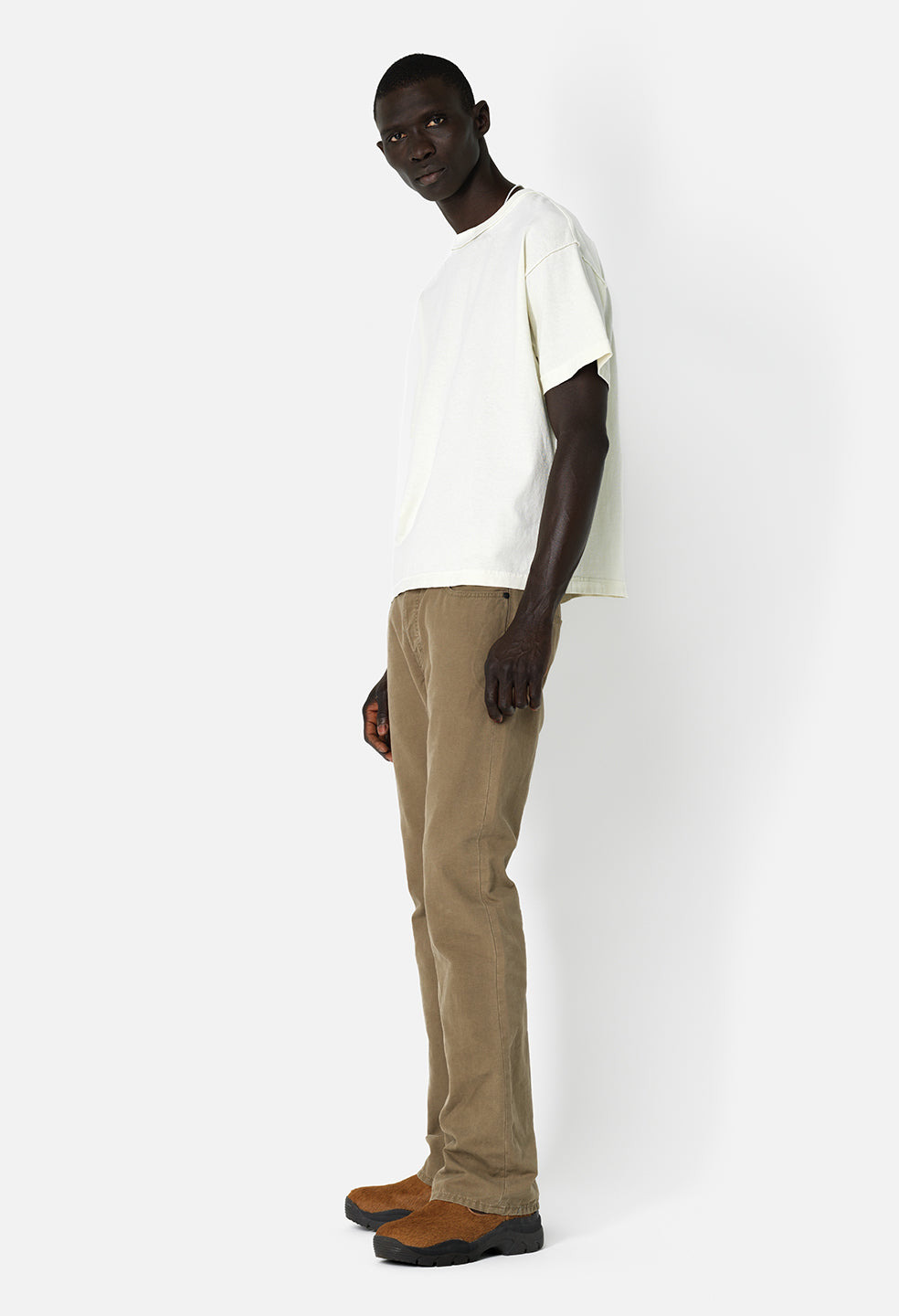 REVERSED CROPPED TEE - 4