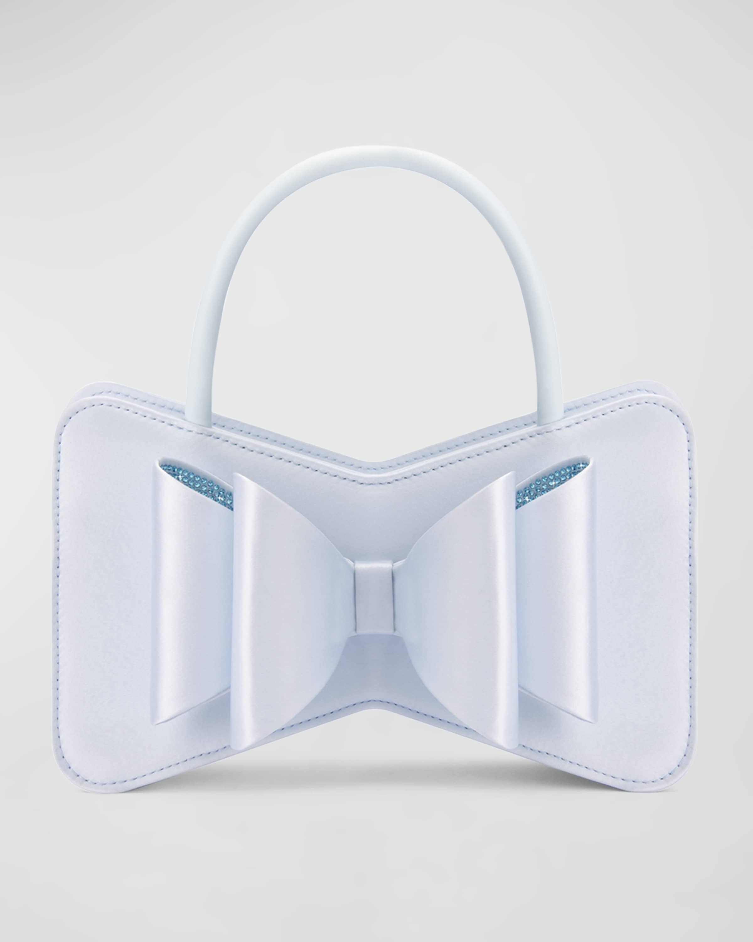 Le Cadeau Medium Bow Satin Top-Handle Bag - 1