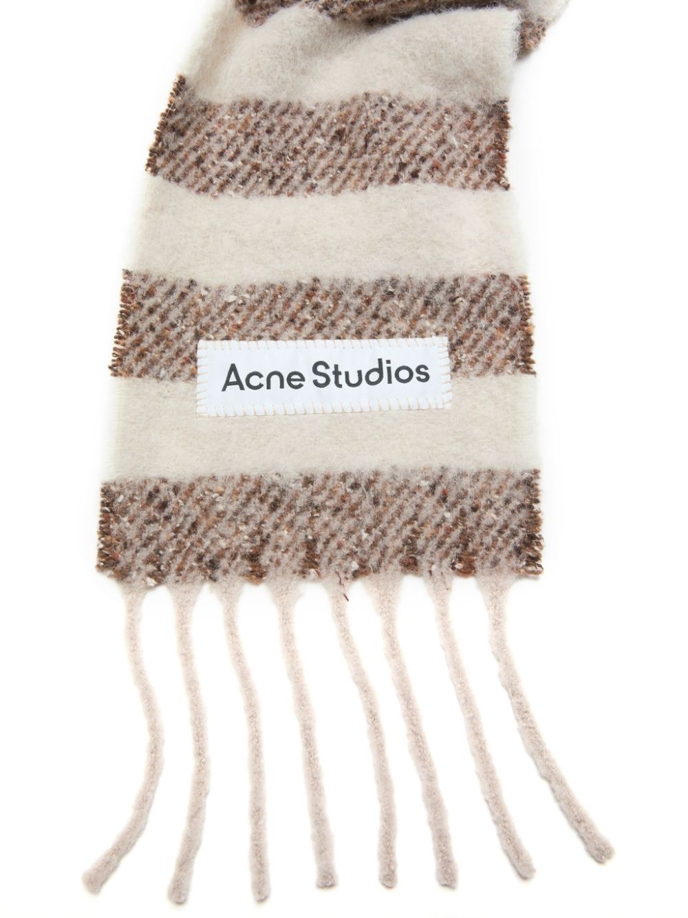 fringed logo scarf - 2