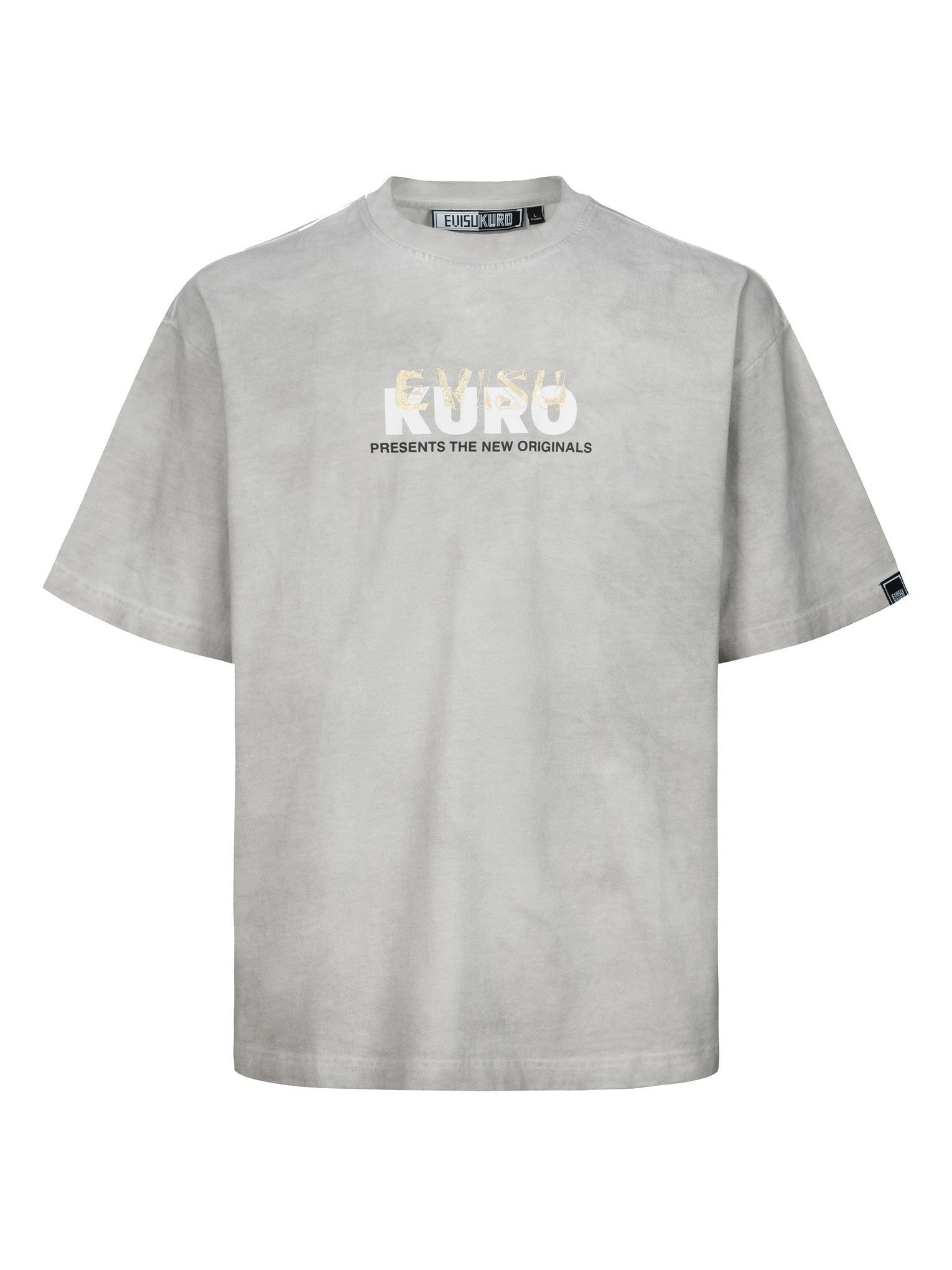 Spray Dyed Multi Logo Print Loose Fit T-shirt - 12