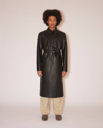 Nanushka KILAN - Regenerated leather coat - Black outlook