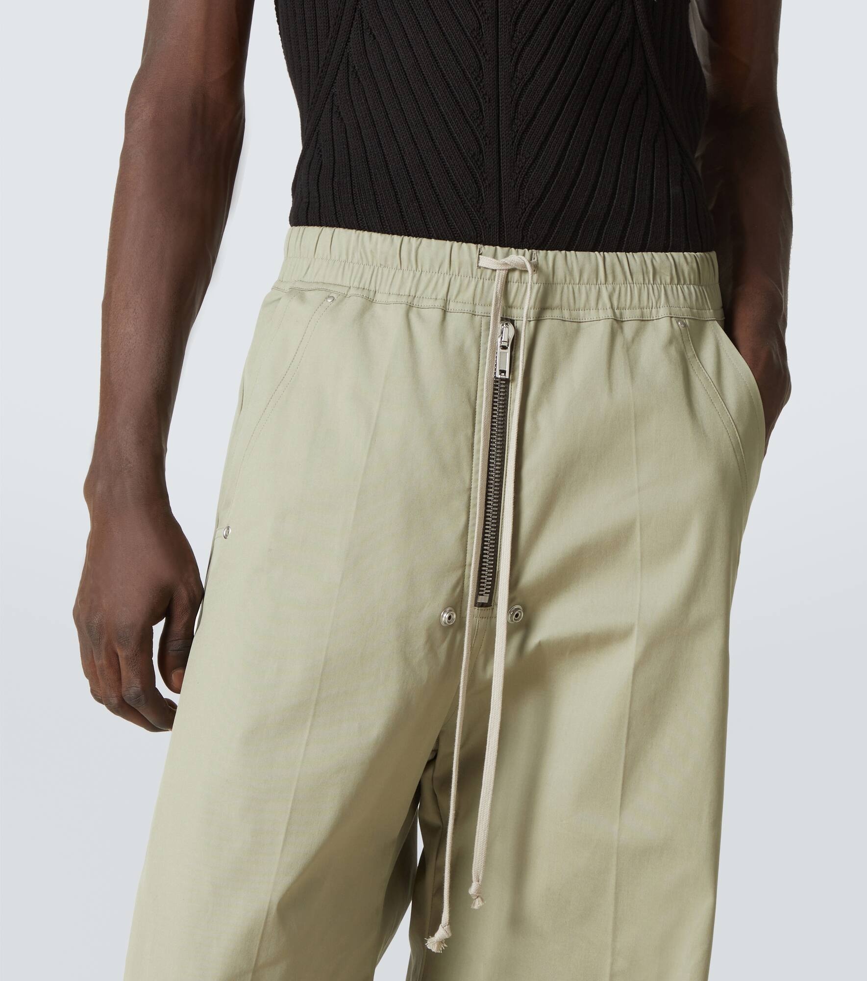 Bela cotton poplin wide-leg pants - 5