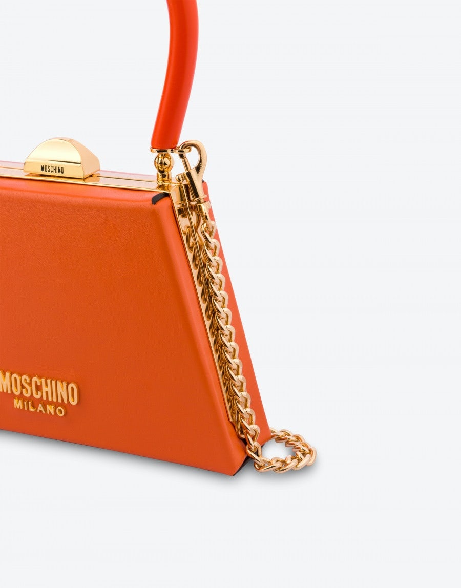CALFSKIN TRAPEZE BAG - 4