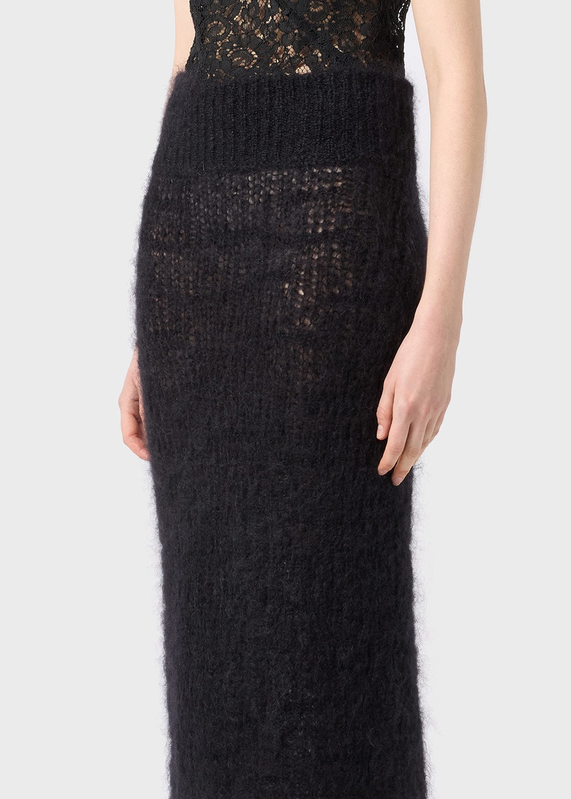 MIDI SKIRT IN MOHAIR 5