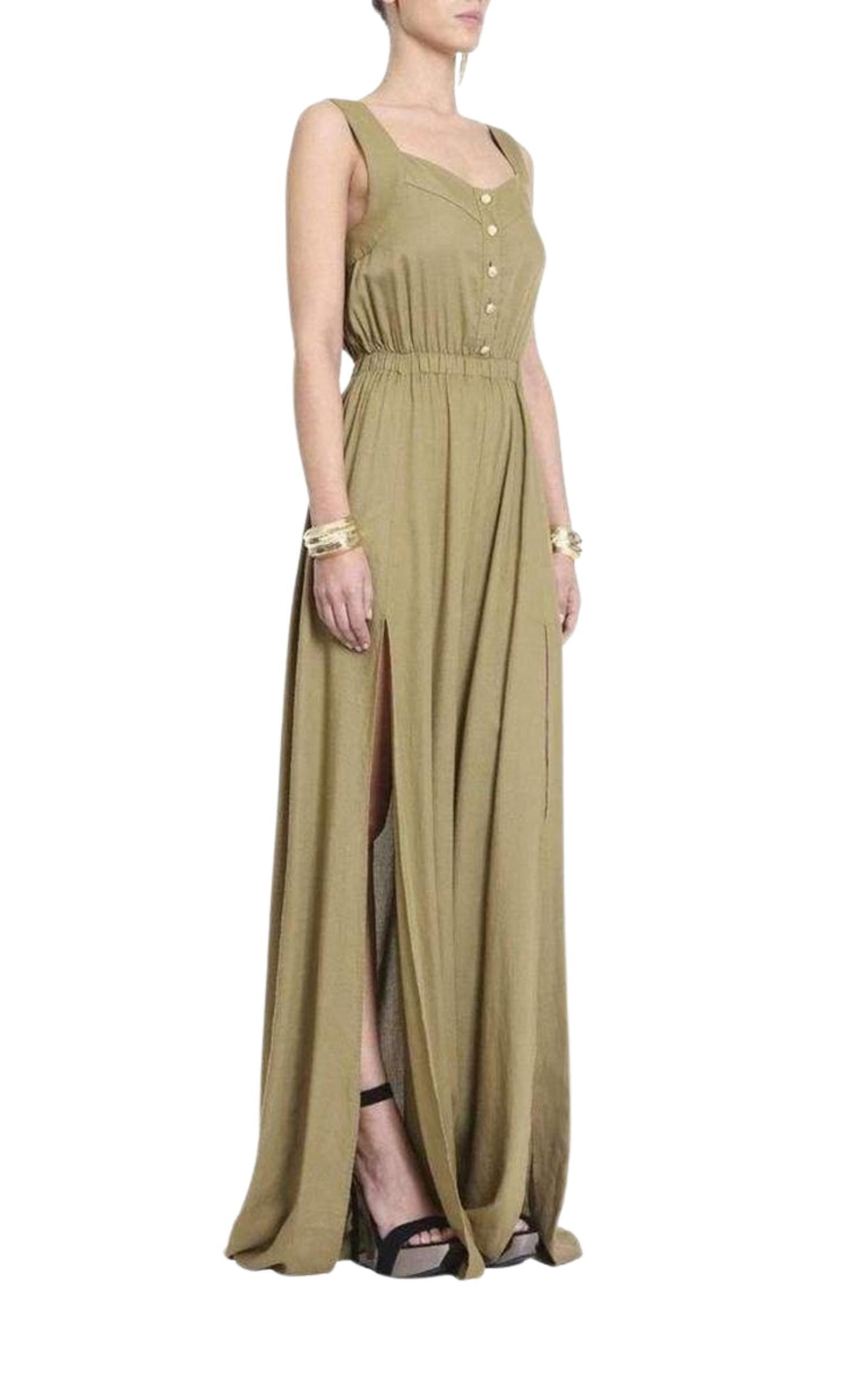 Light khaki Military Jumpsuit - 3