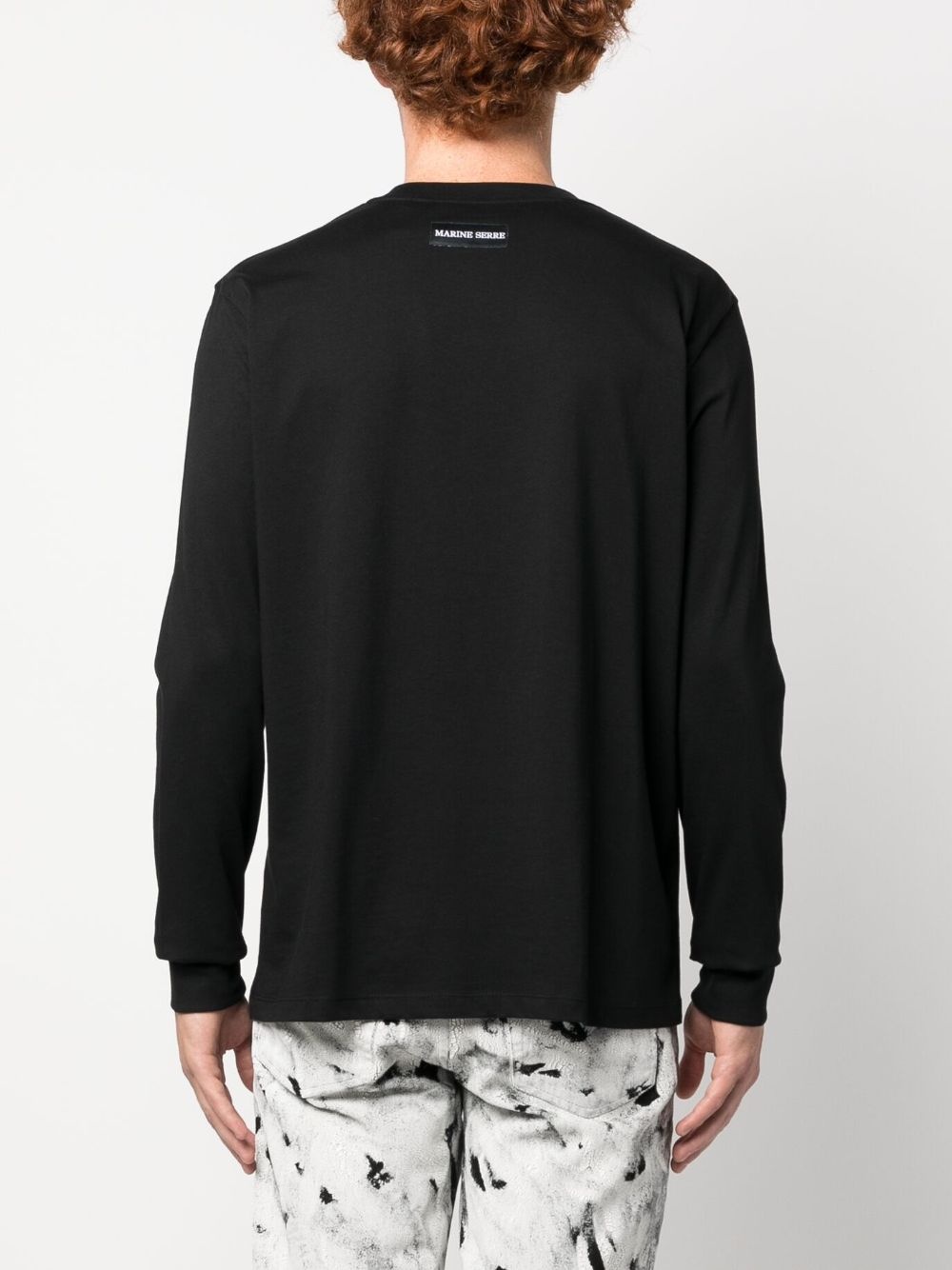 logo-embroidered crew-neck sweatshirt - 4