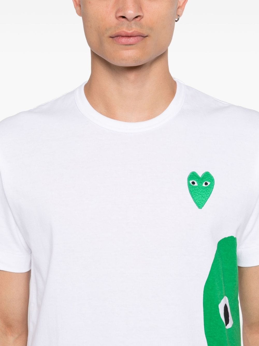 heart-patch T-shirt - 5