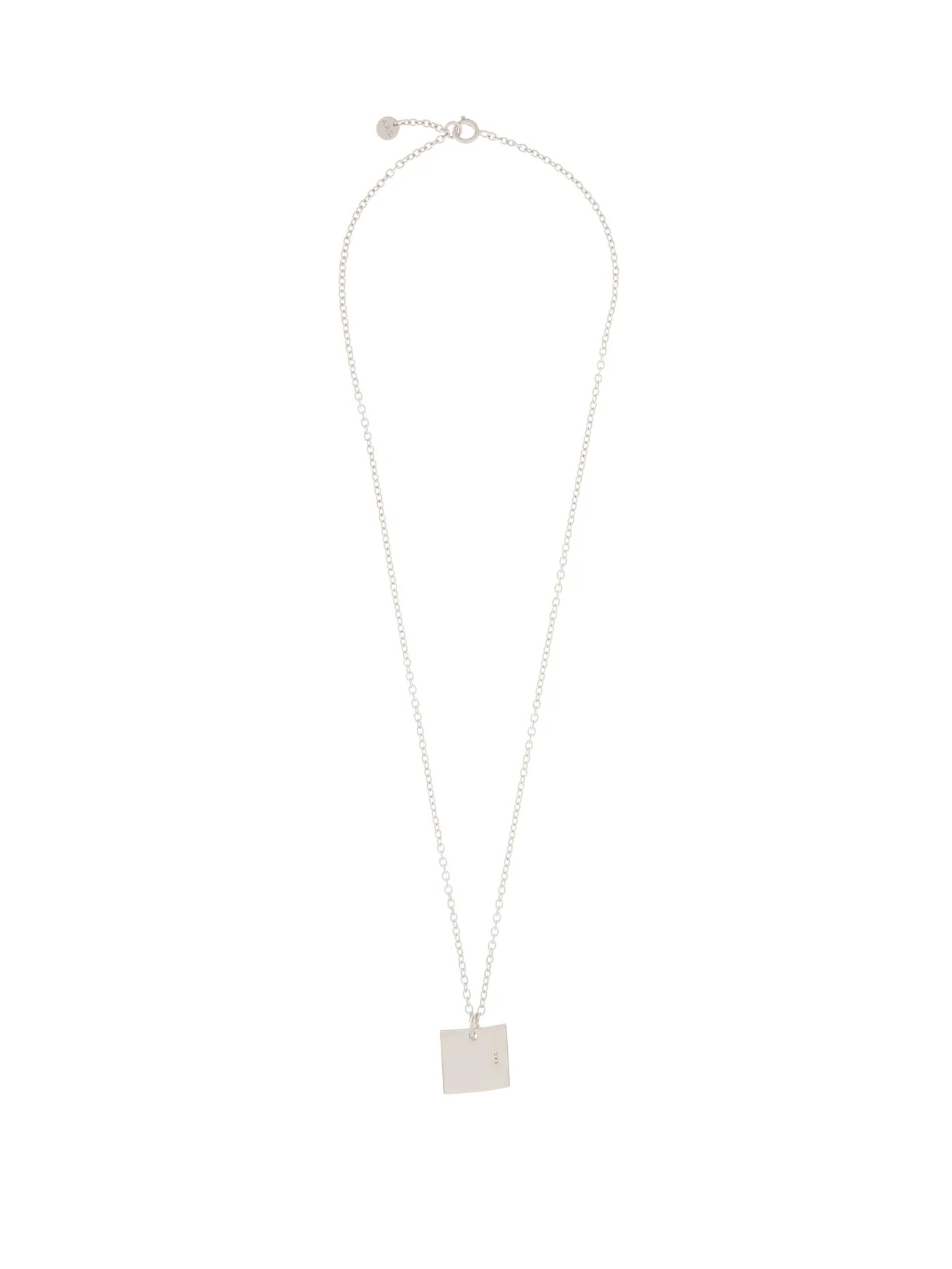 Nolan bevelled-pendant necklace - 1