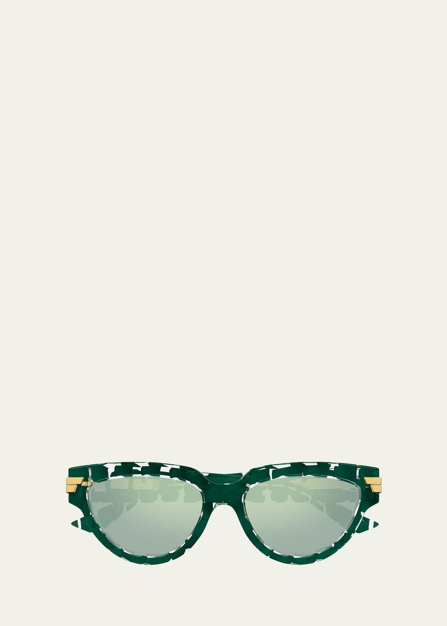 Round Acetate Sunglasses - 1