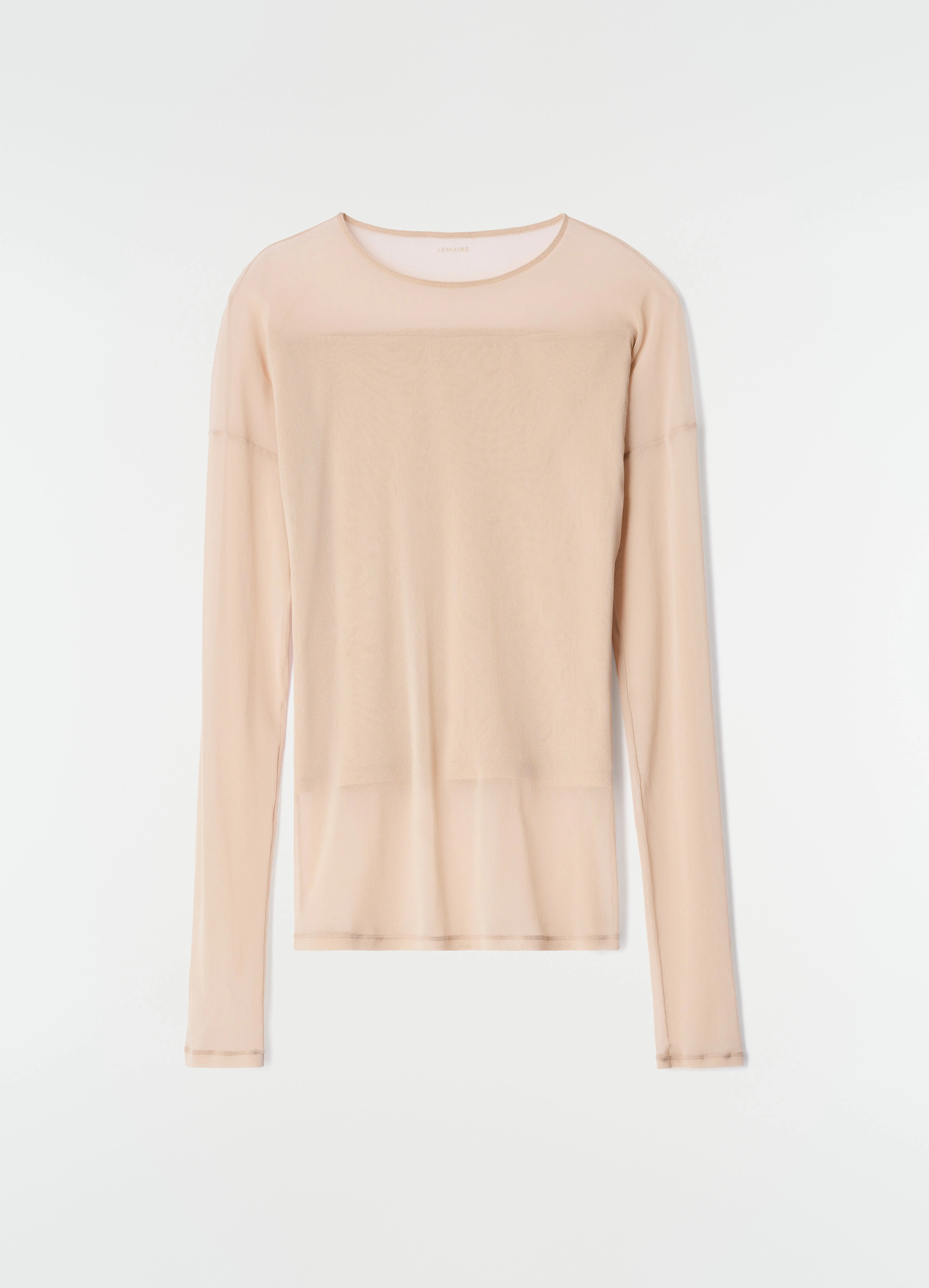 LONG-SLEEVE BALLERINA-STYLE TOP IN MESH JERSEY - 1