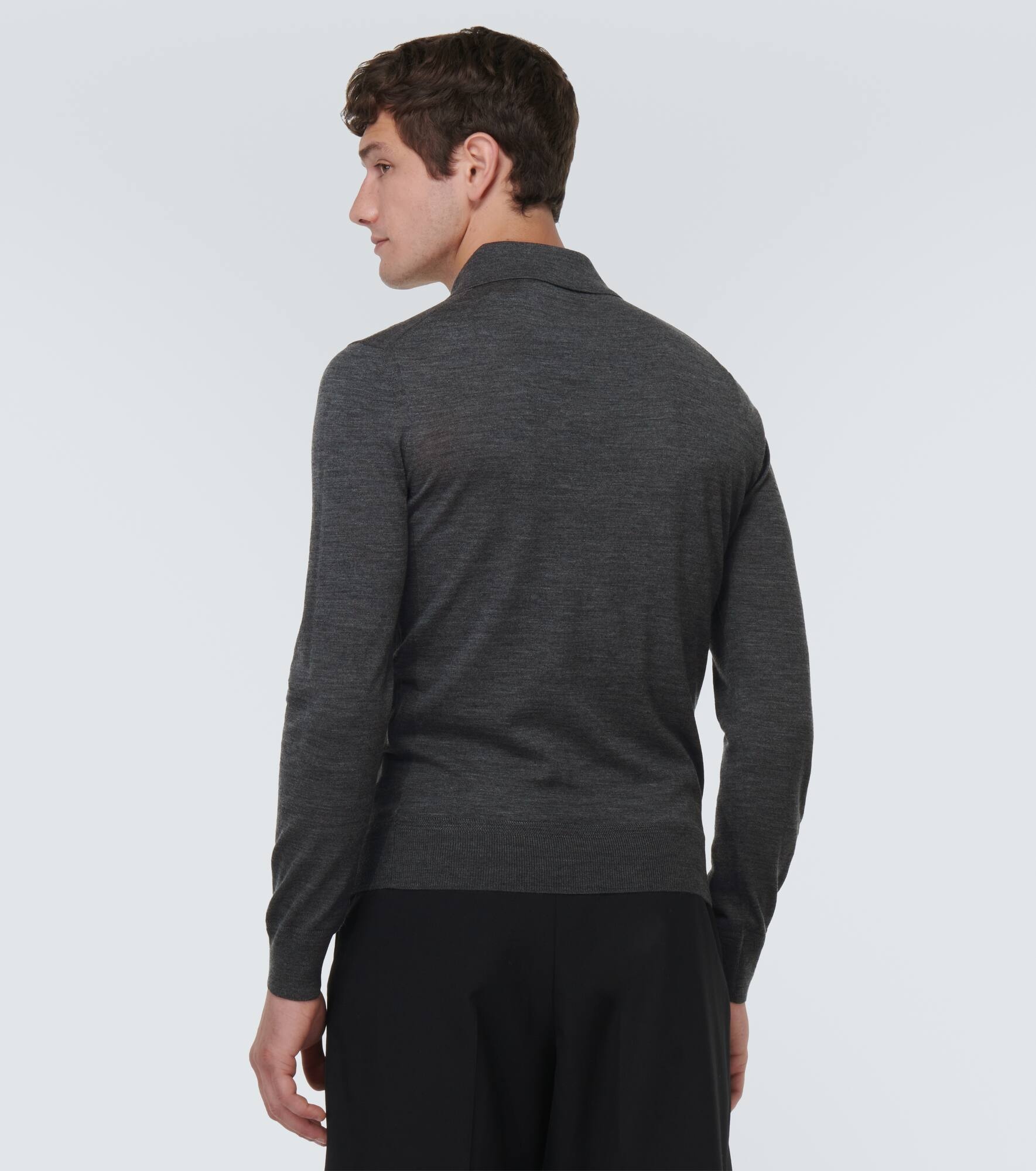 Wool polo shirt - 4