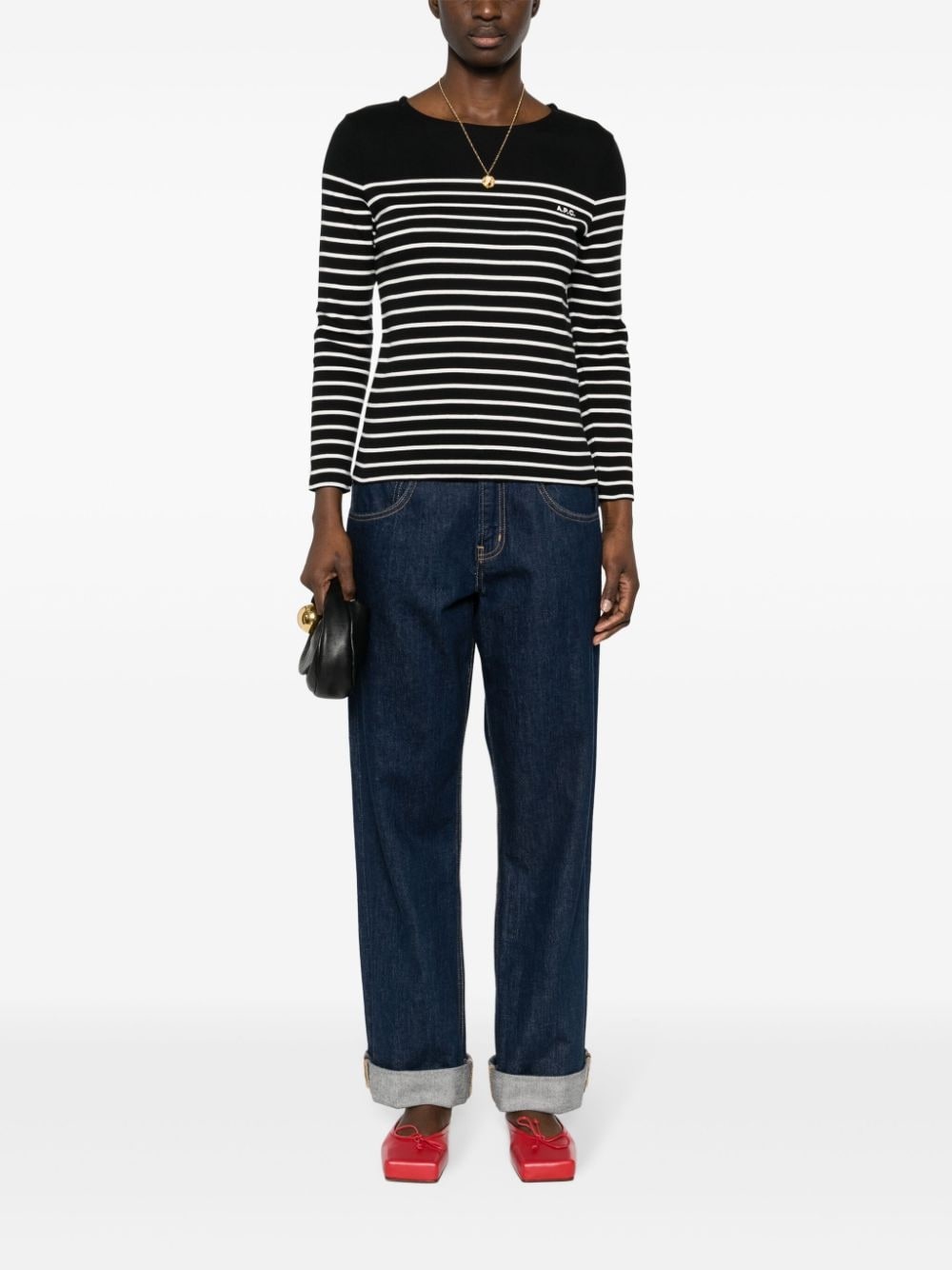 Thelma striped longsleeved T-shirt - 2