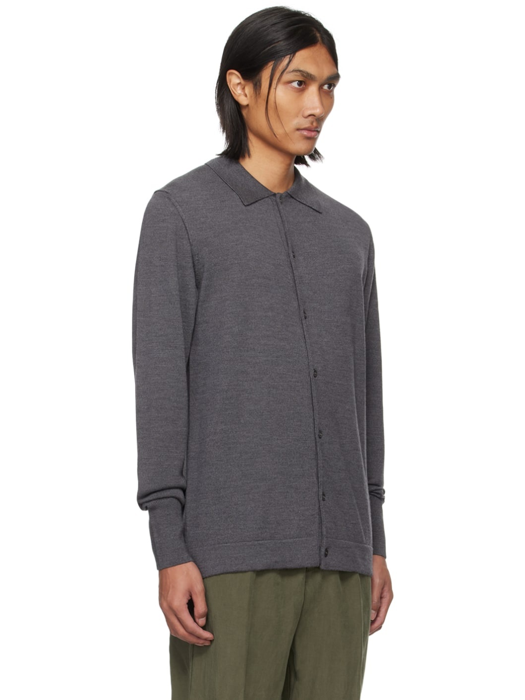 Gray Brent Cardigan - 2