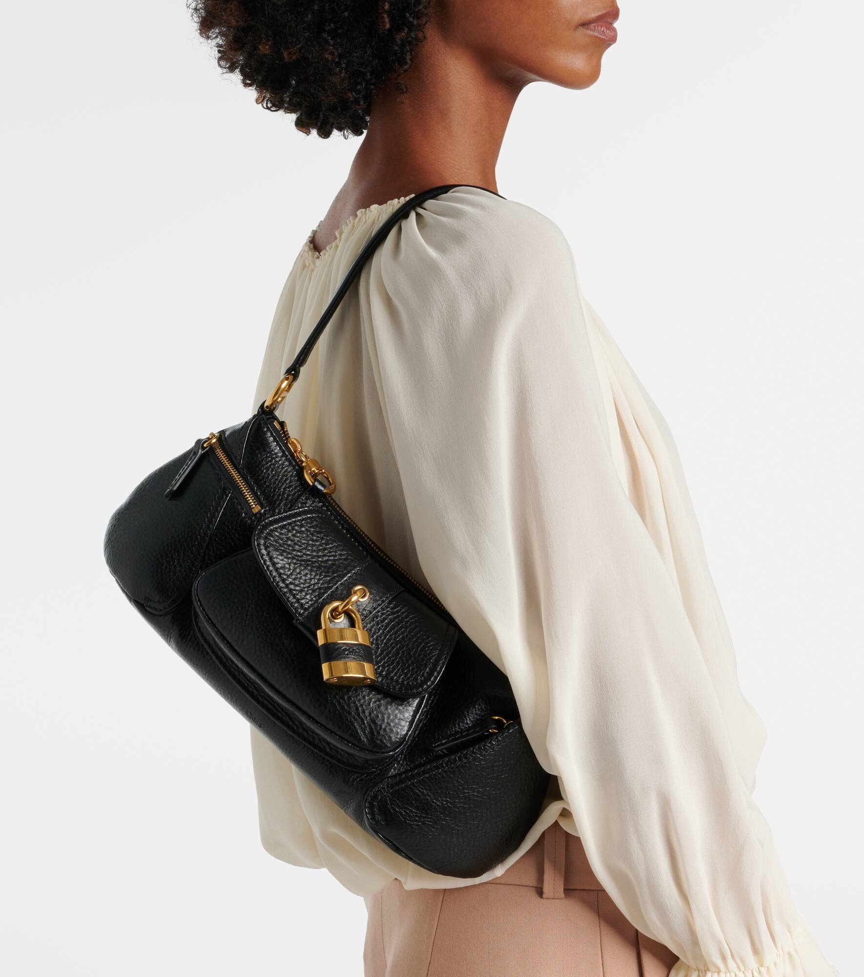 The 99 leather shoulder bag - 2