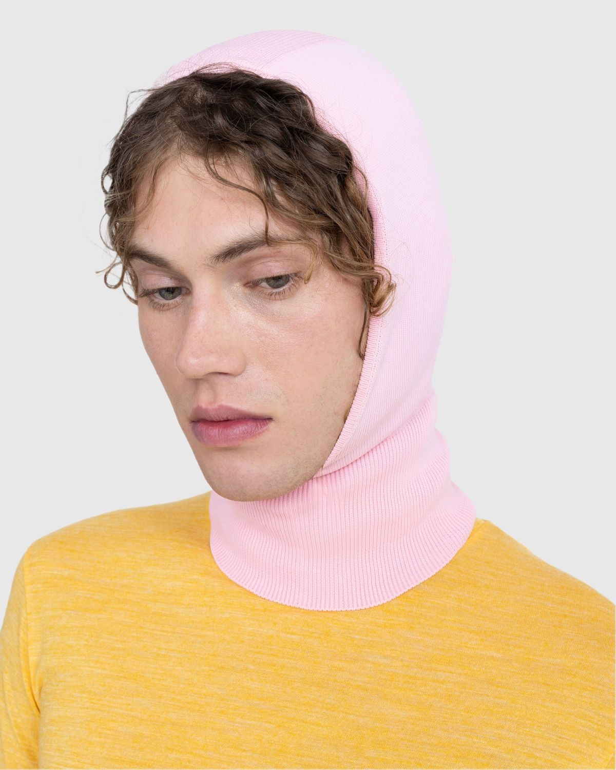 Jil Sander – Knit Balaclava Aurora Pink - 7