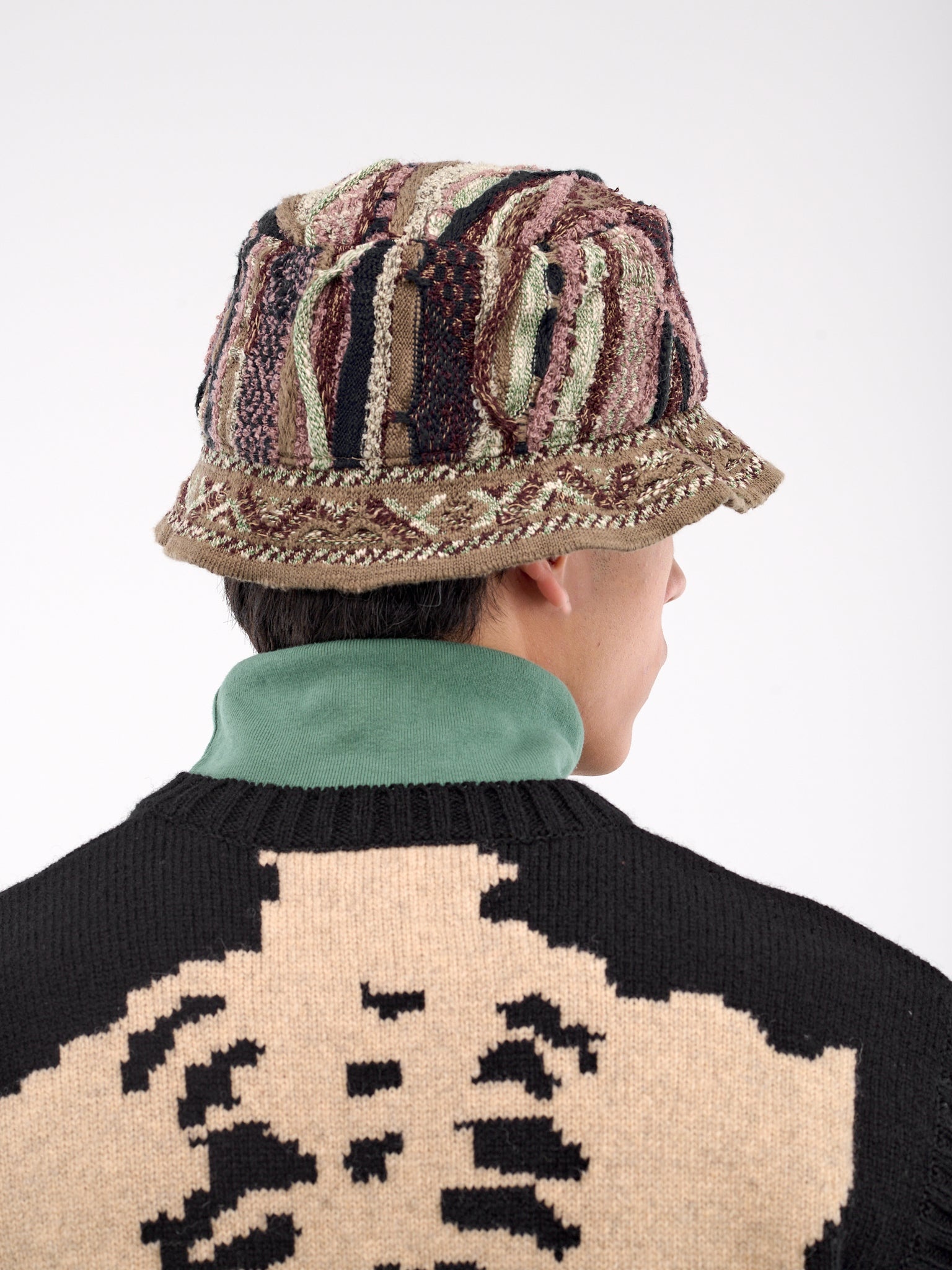 Gaudy Knit Bucket Hat - 3