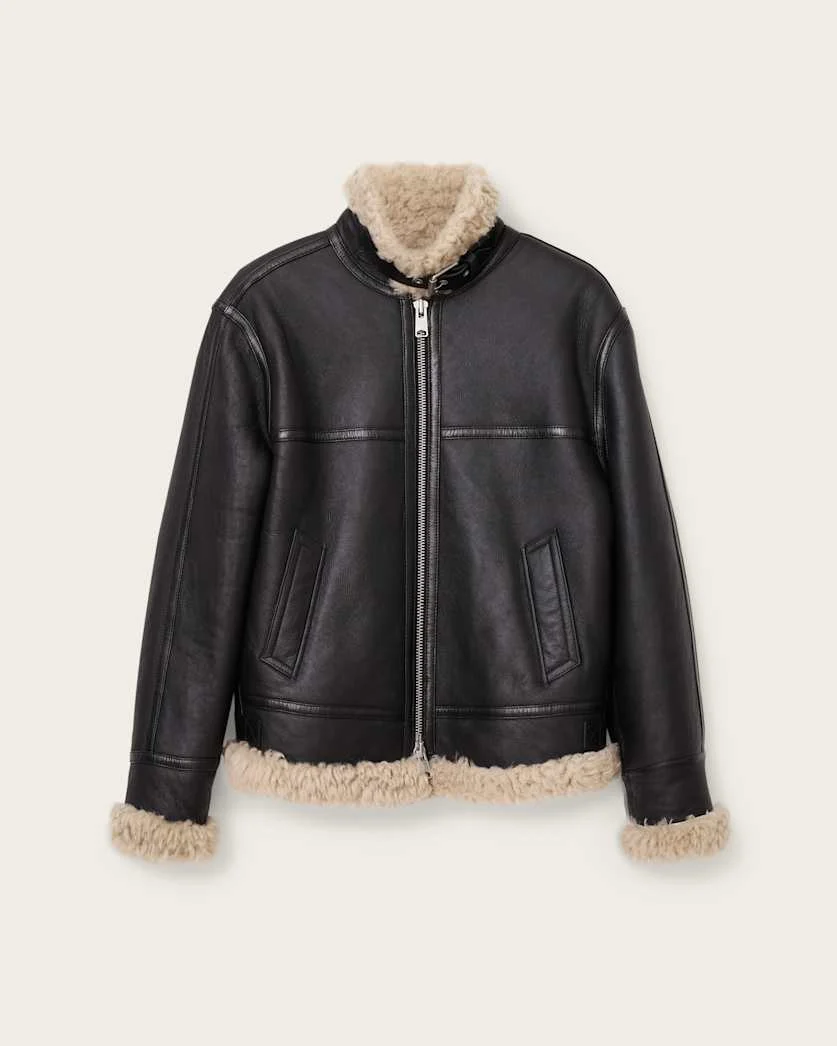 LOREL SHEARLING FLYING JACKET - 1