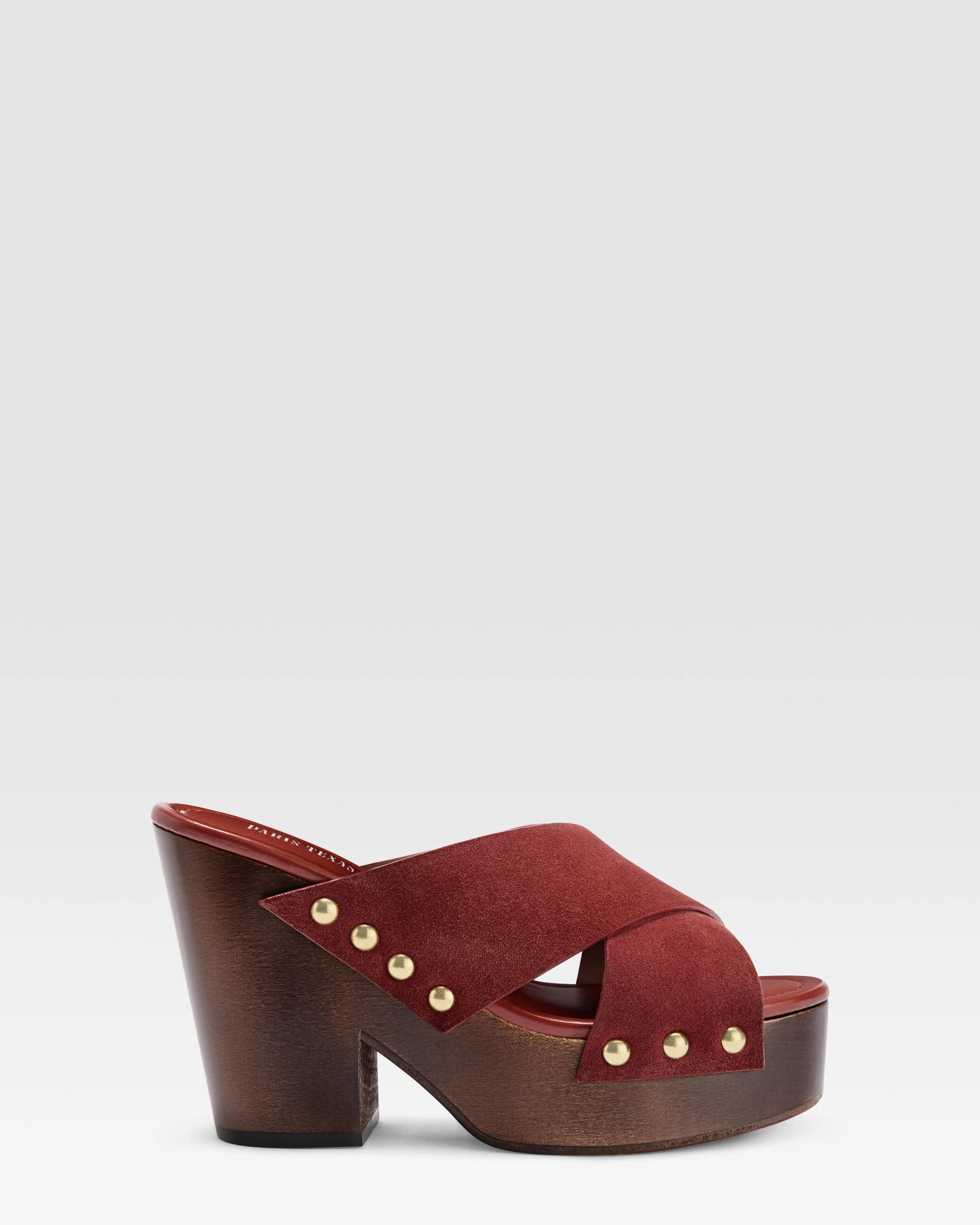 SUEDE LEATHER MULE - 1