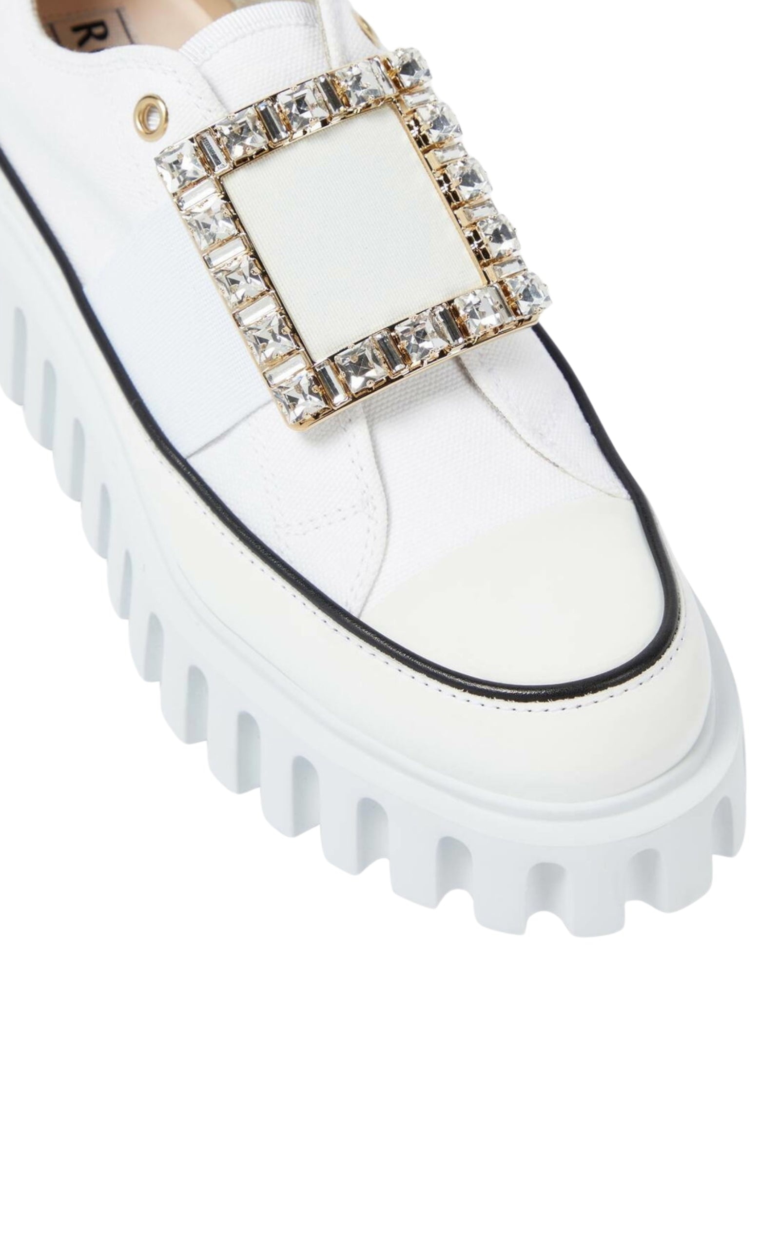 Viv' Go-Thick Embellished Buckle Slip-On Sneakers - 6