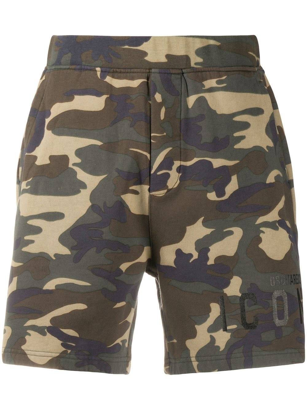 camouflage Icon-print shorts - 1