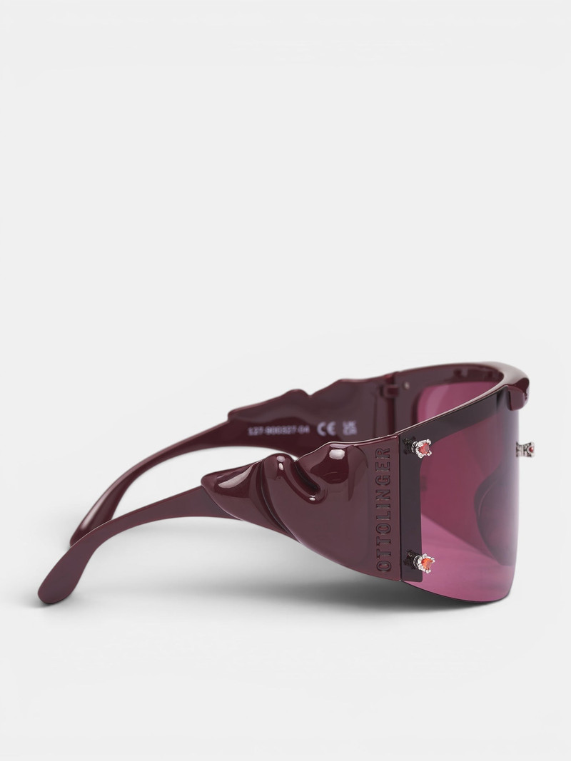 OTTOLINGER Red Gem Studded Knot Sunglasses outlook