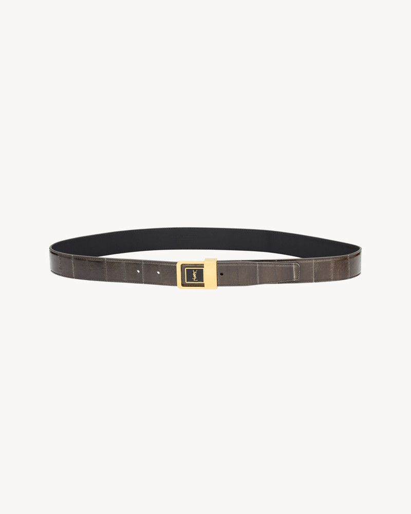 SAINT LAURENT LA 66 BELT IN EEL outlook
