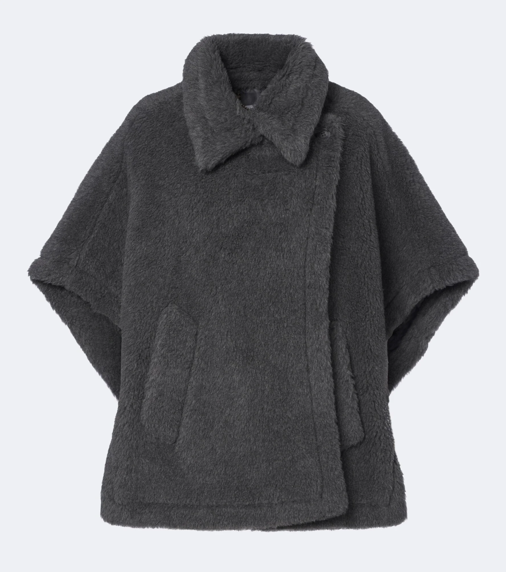 Wool, alpaca, and silk cape - 1