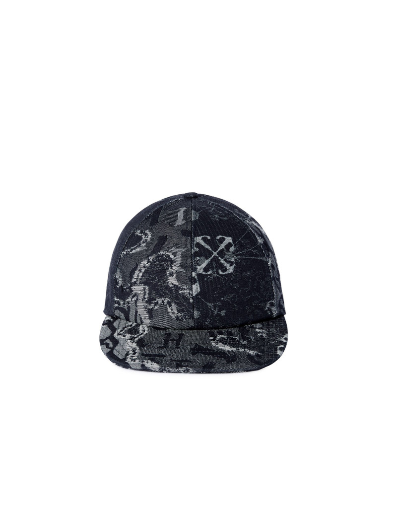 Blue Camo Denim Boxy Cap 1