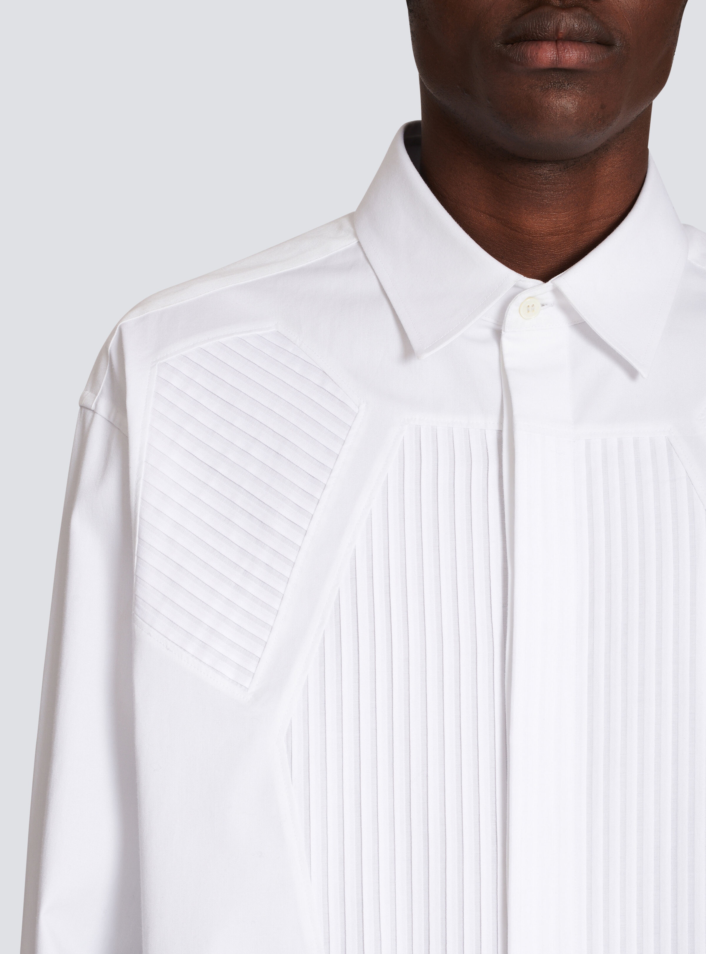 Cotton shirt with inserts - 7