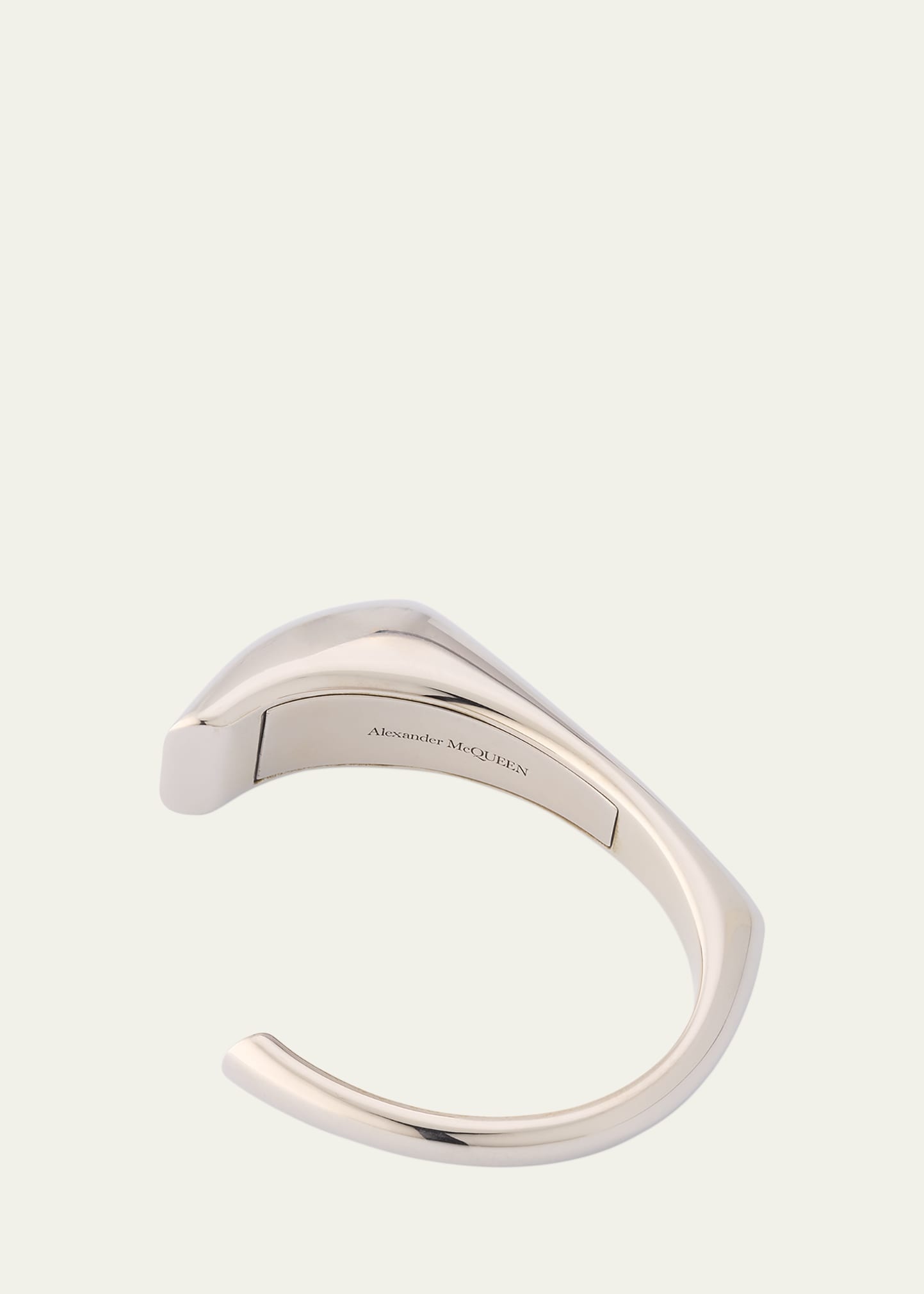 Silver-Plated Thorn Cuff Bracelet - 4
